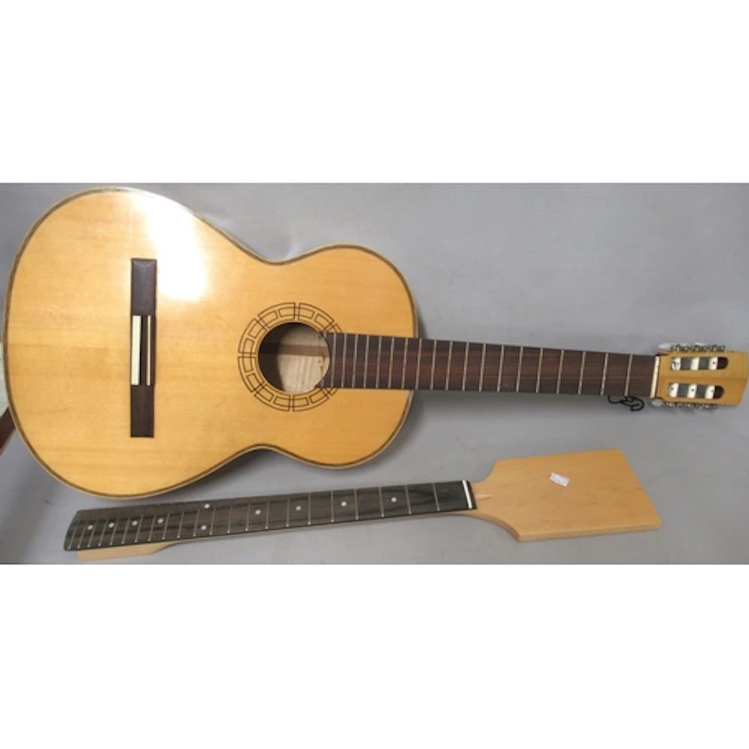 Anonymous hand built classical guitar, together with an unfi...