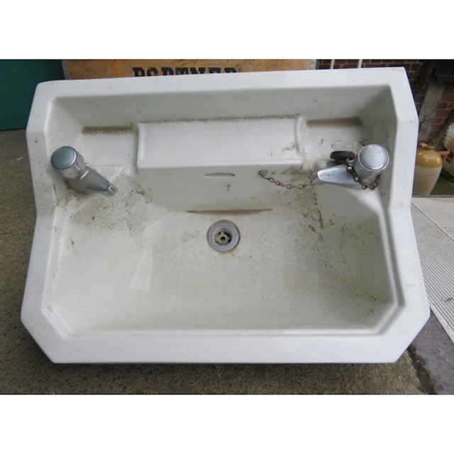 Bathroom Sink with taps approx. 57cm x 42cm