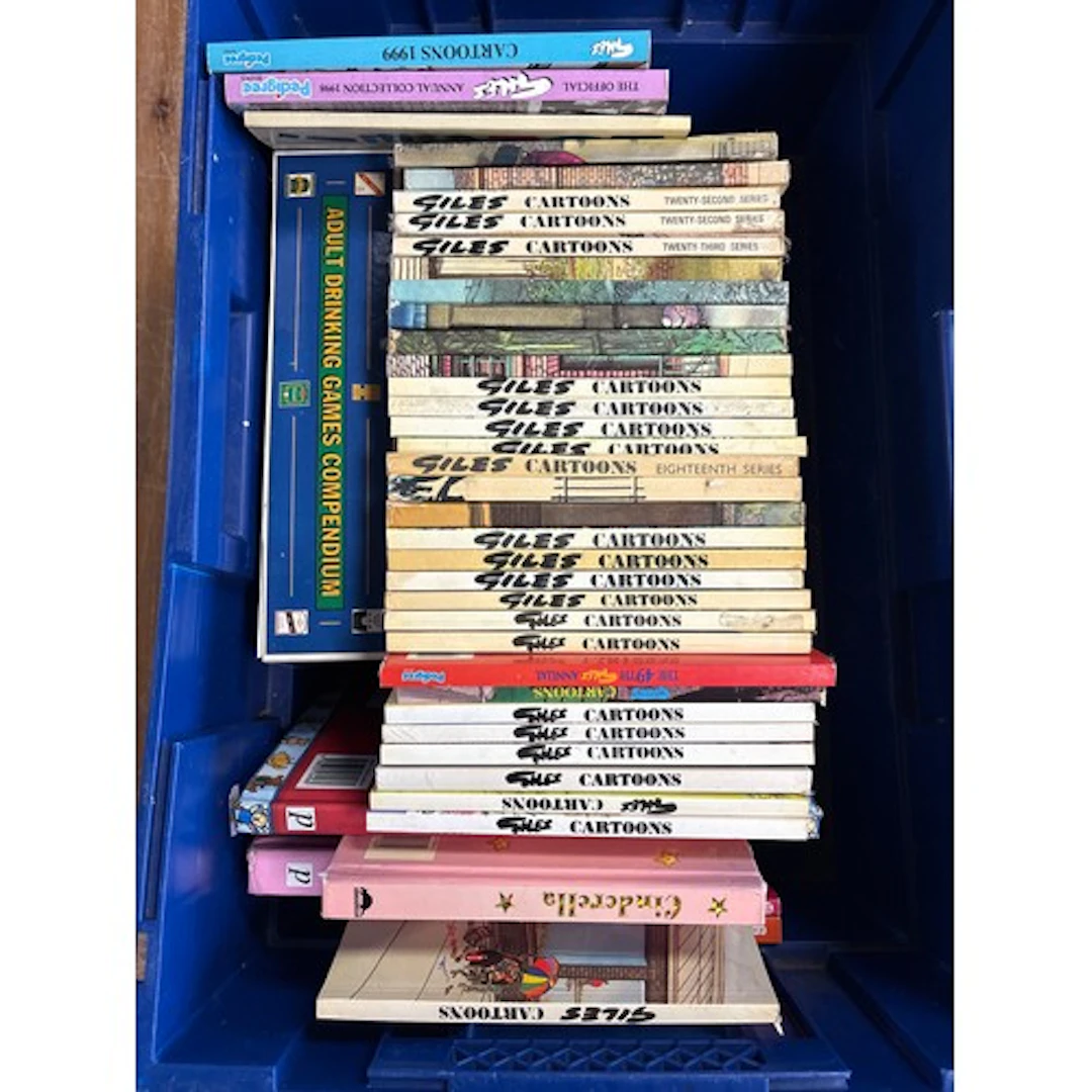 A qty of Giles books