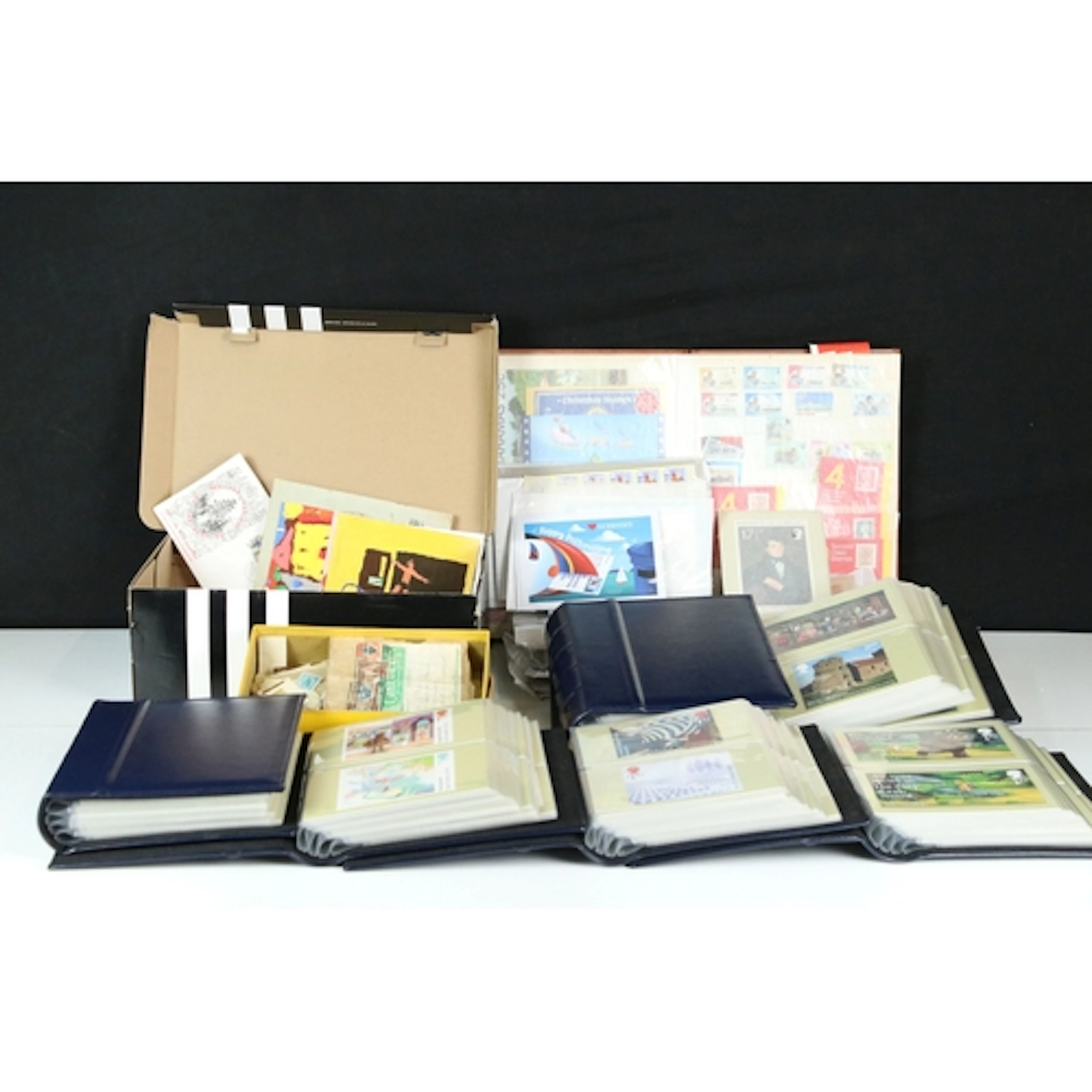 Collection of ephemera, to include: an album of stamps, incl...