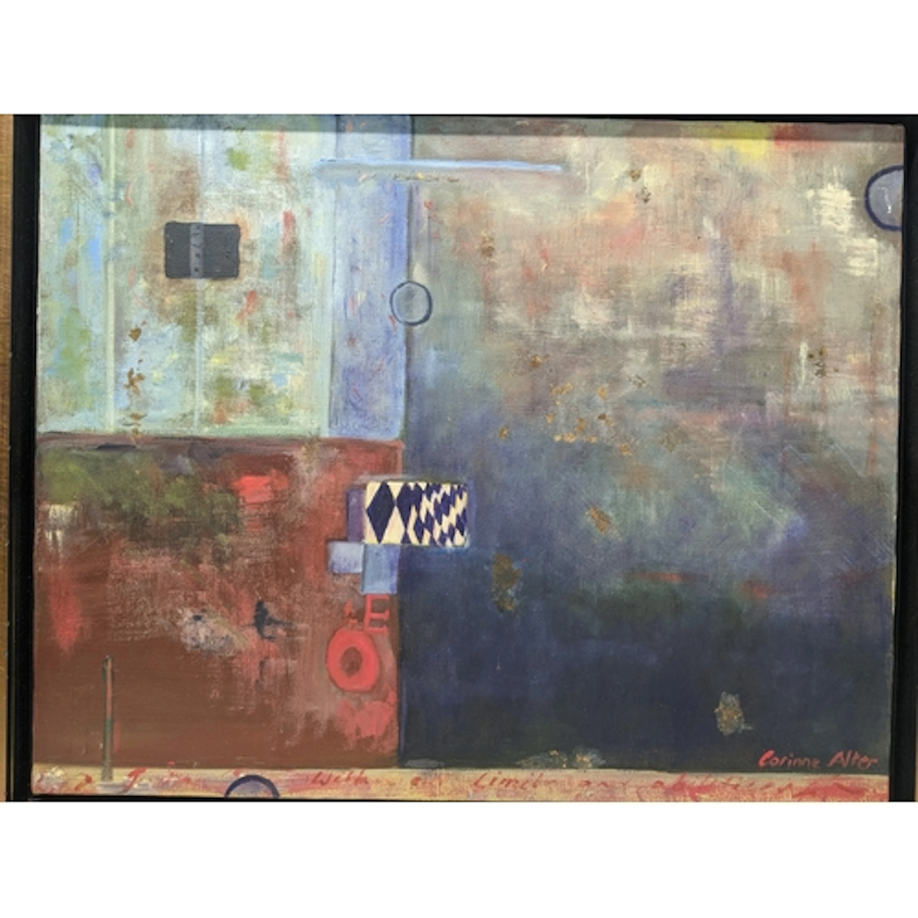 Corrine Alter - an abstract/constructivist inspired oil pain...