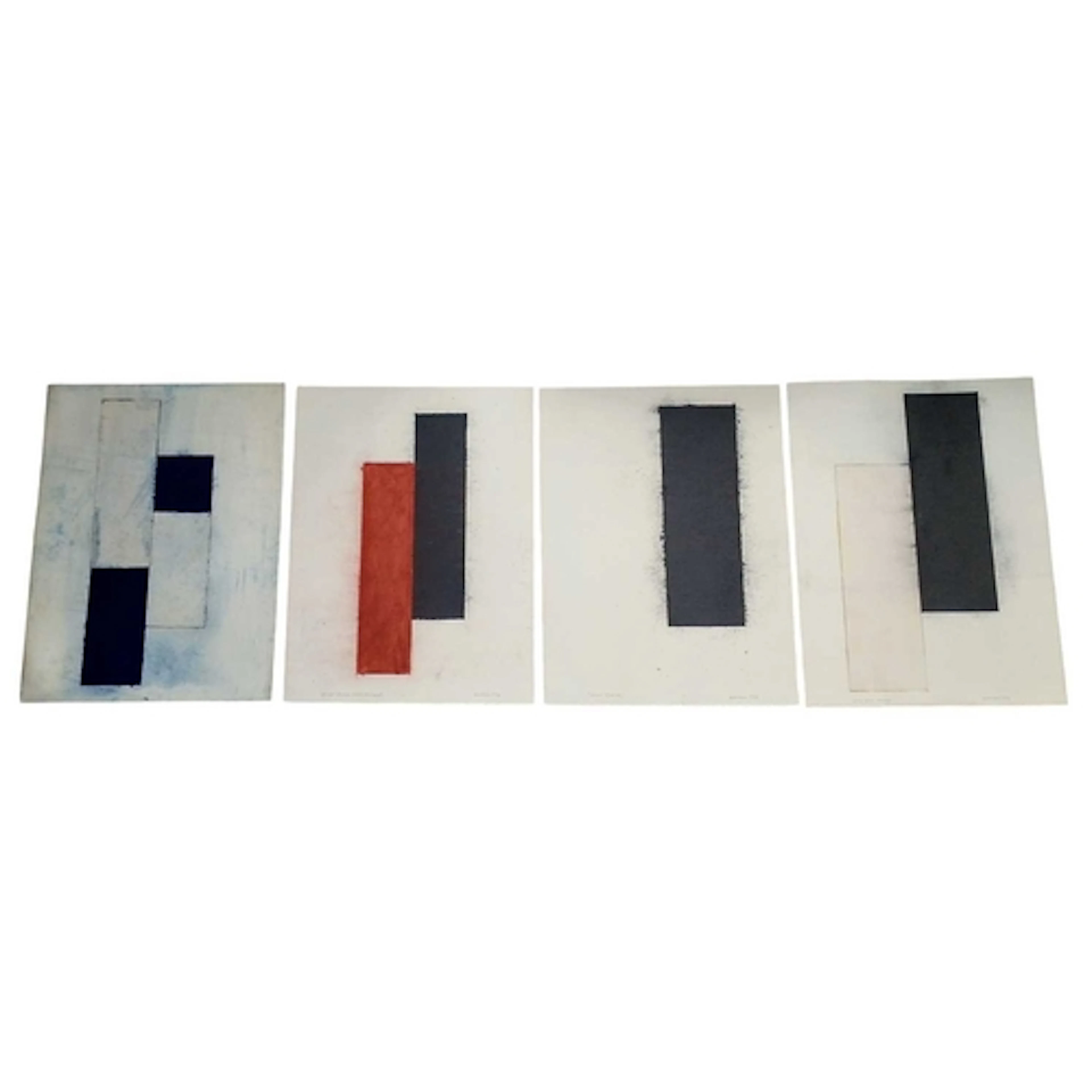 John MITCHELL (1943-2014) Four Works 'Abutted Columns (India...