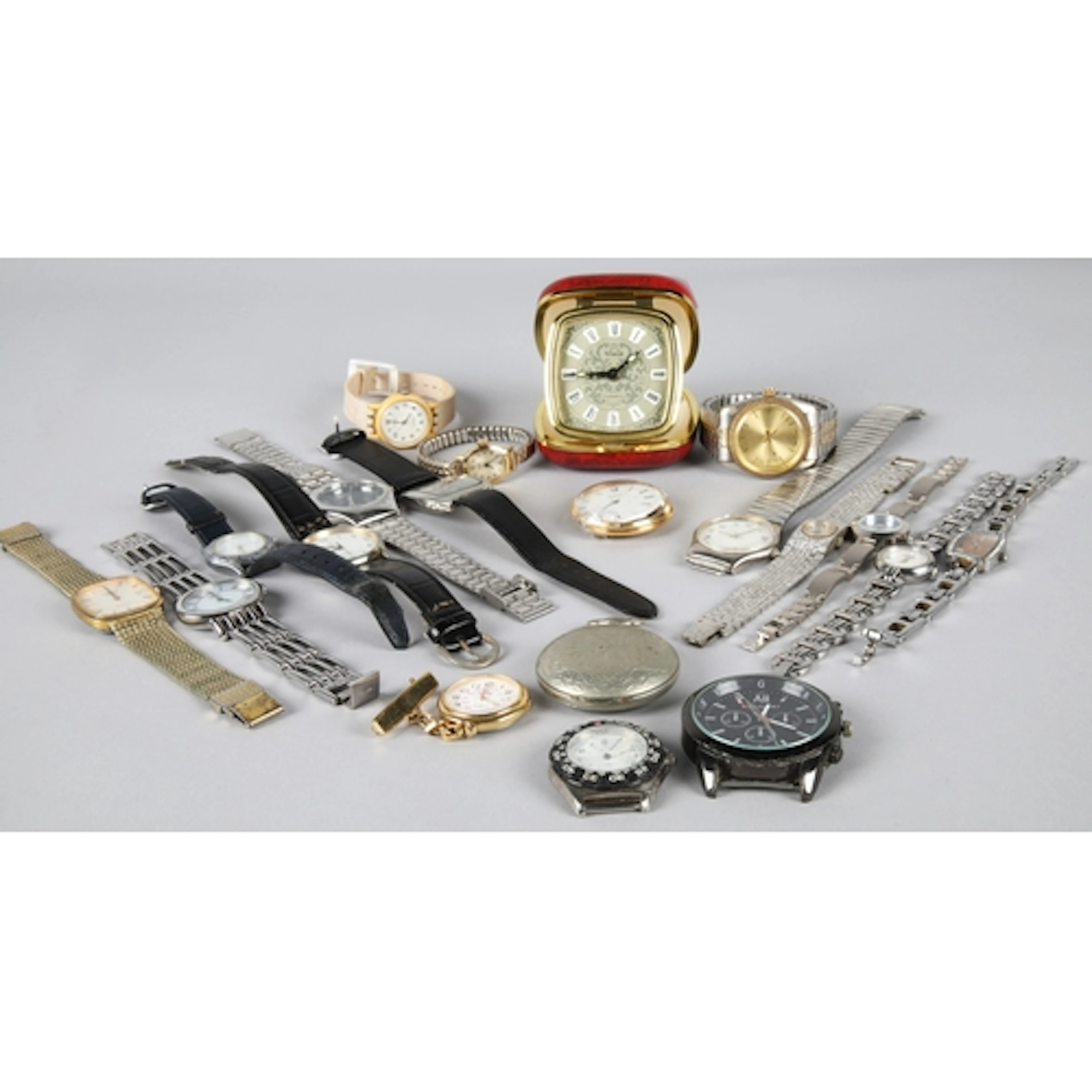 Box of assorted watches to include Timex, Reflex, Lorus, Ala...