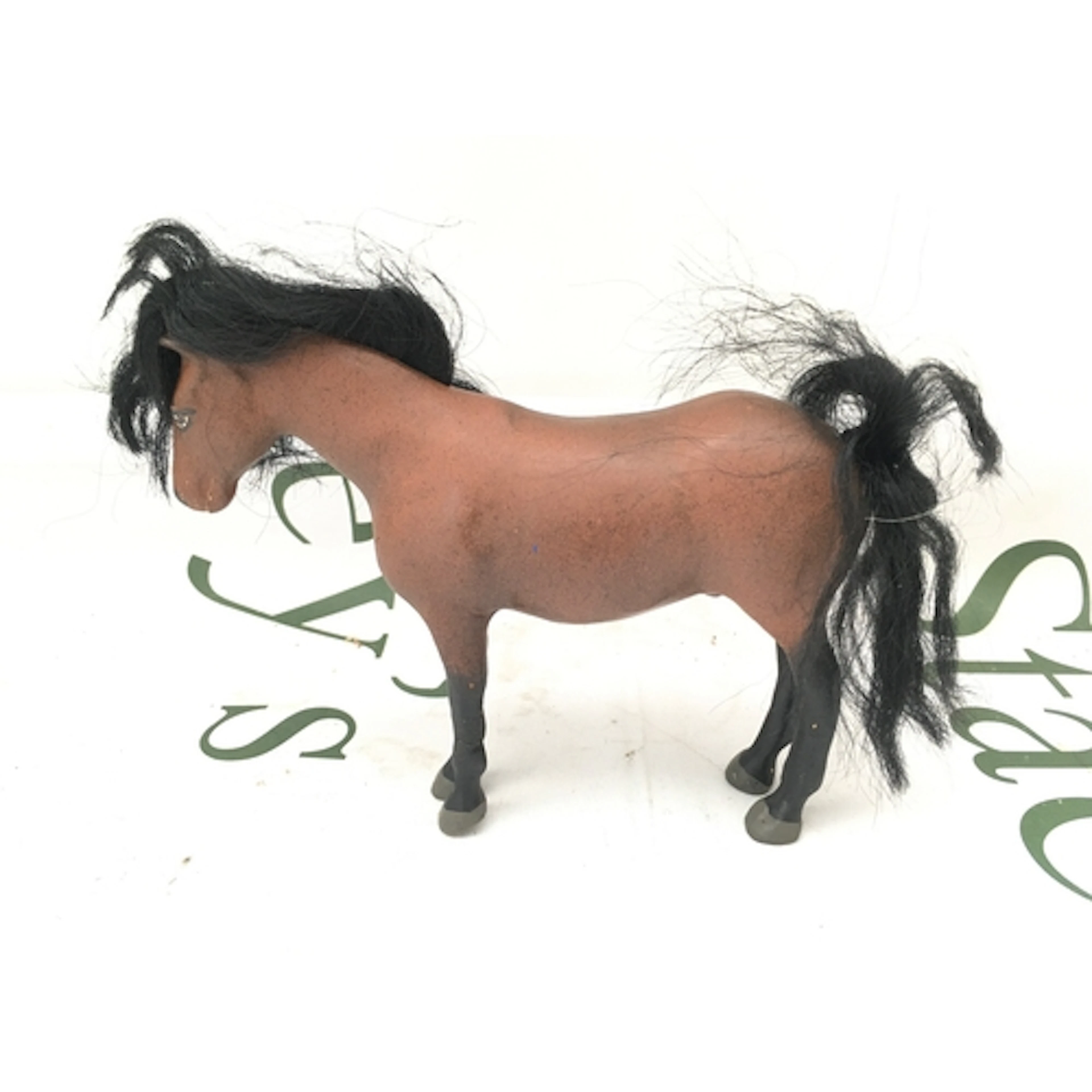 A Julip 1980s New Forest Pony Bay with Black Mane. With Tack...