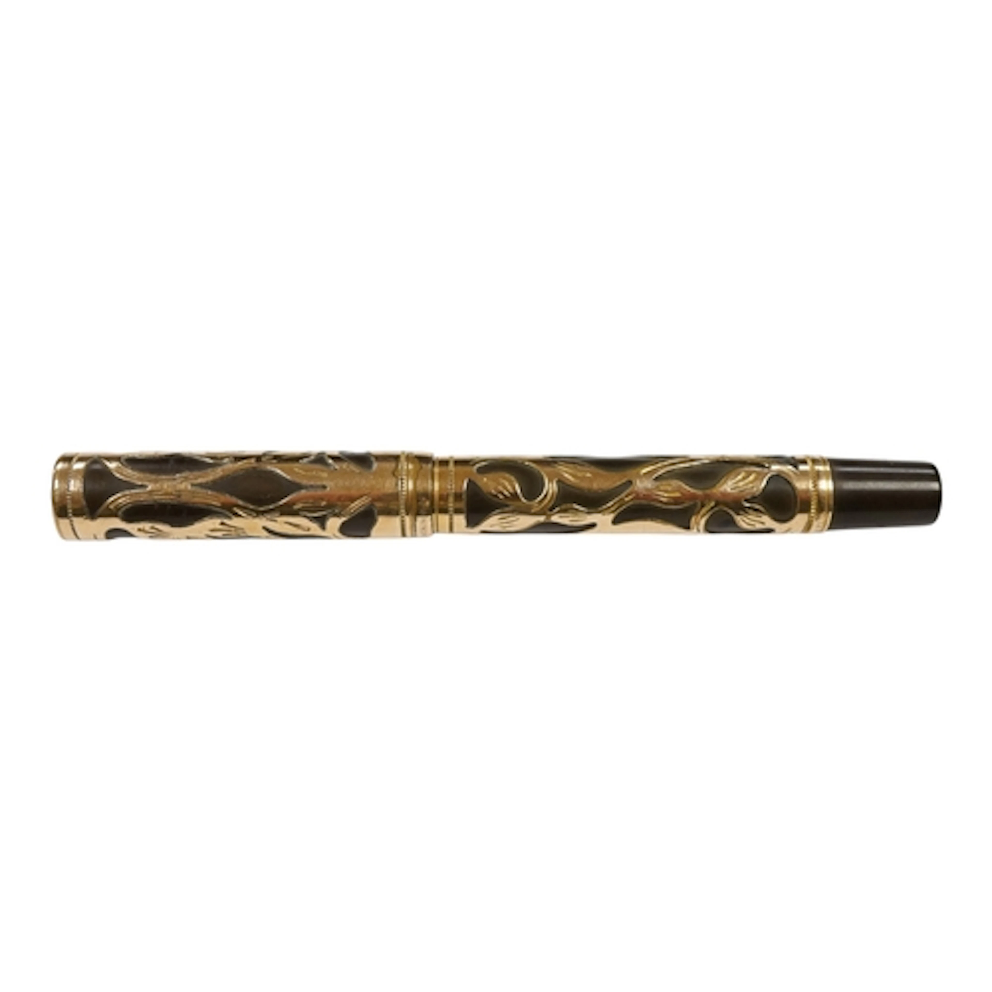 A Waterman 0512 P.O.C. filigree eyedropper with 14ct. Waterm...