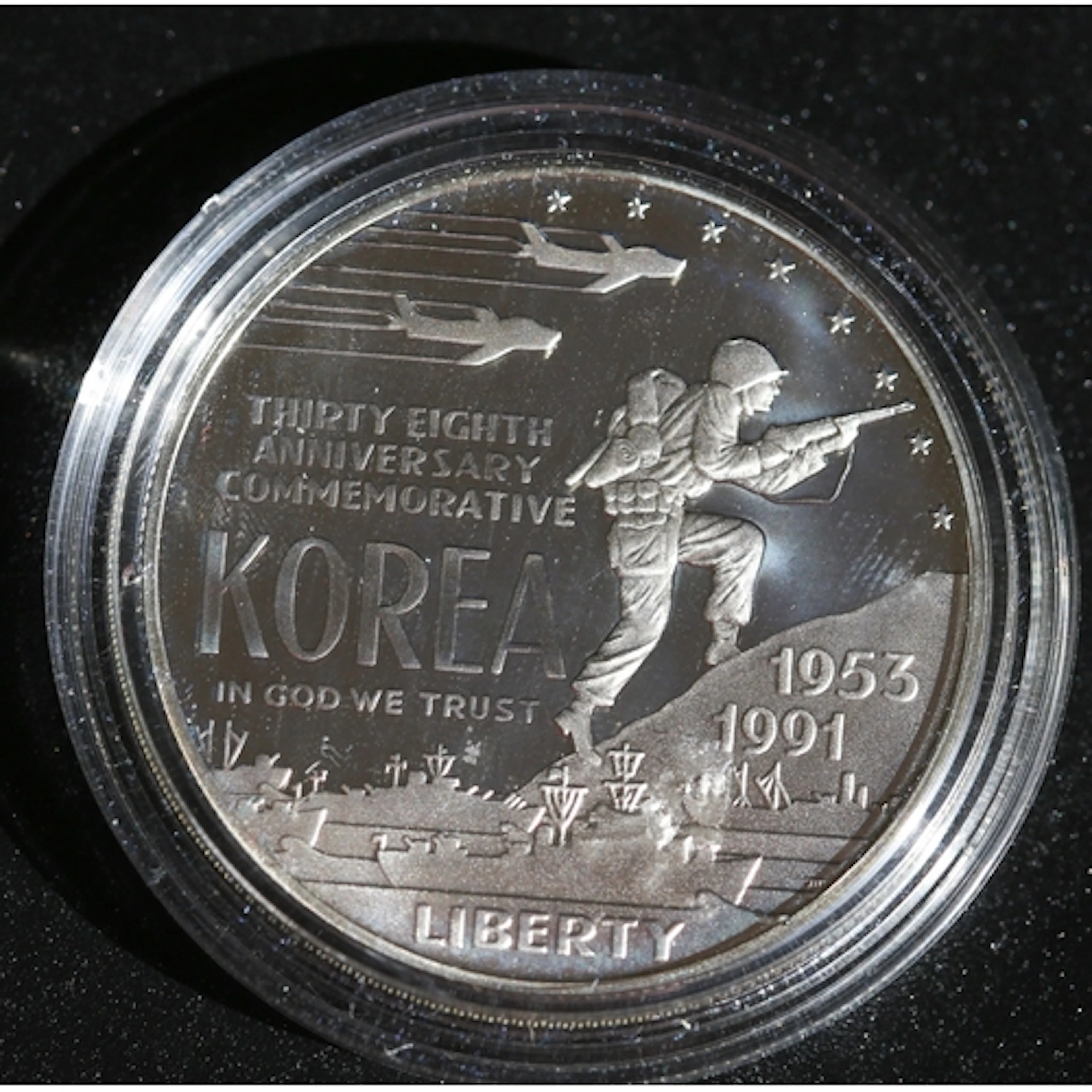 Silver Commemorative United States of America Dollar Coin '3...