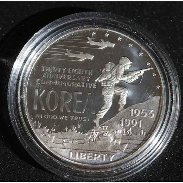 Silver Commemorative United States of America Dollar Coin '3...