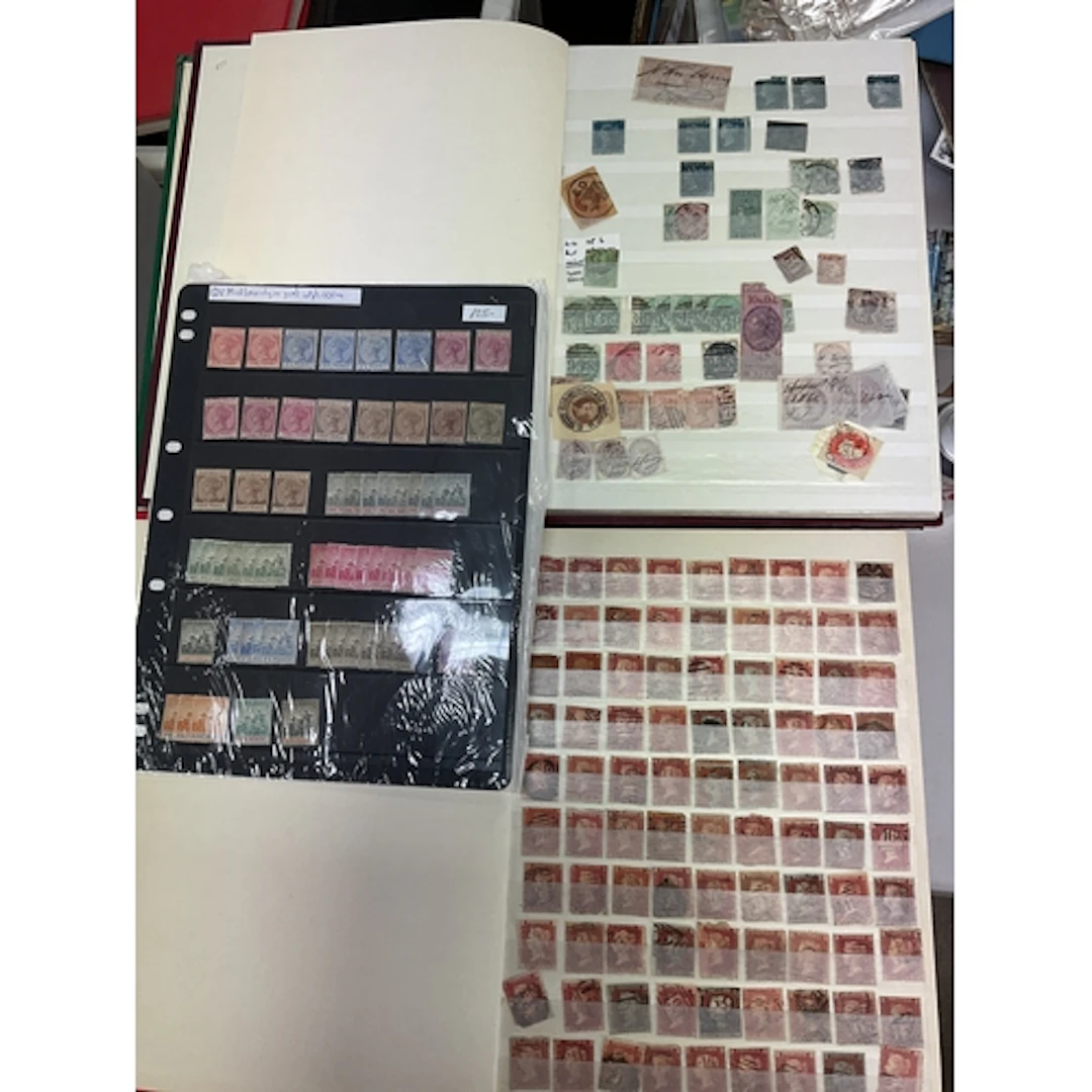 Victorian stamps, many countries and mint examples, penny re...