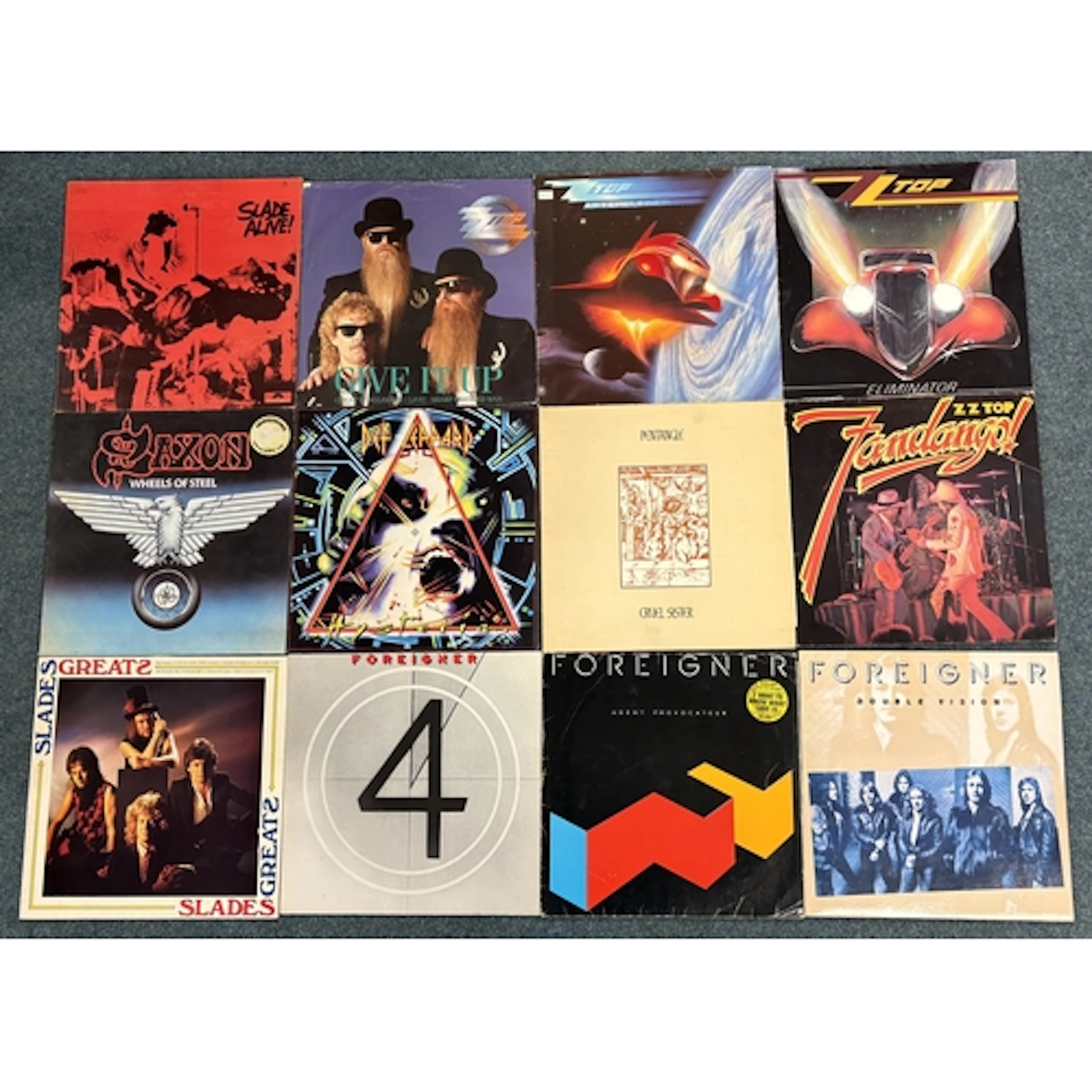 12 x LP vinyl records - To include Hard Rock, Heavy Metal, B...