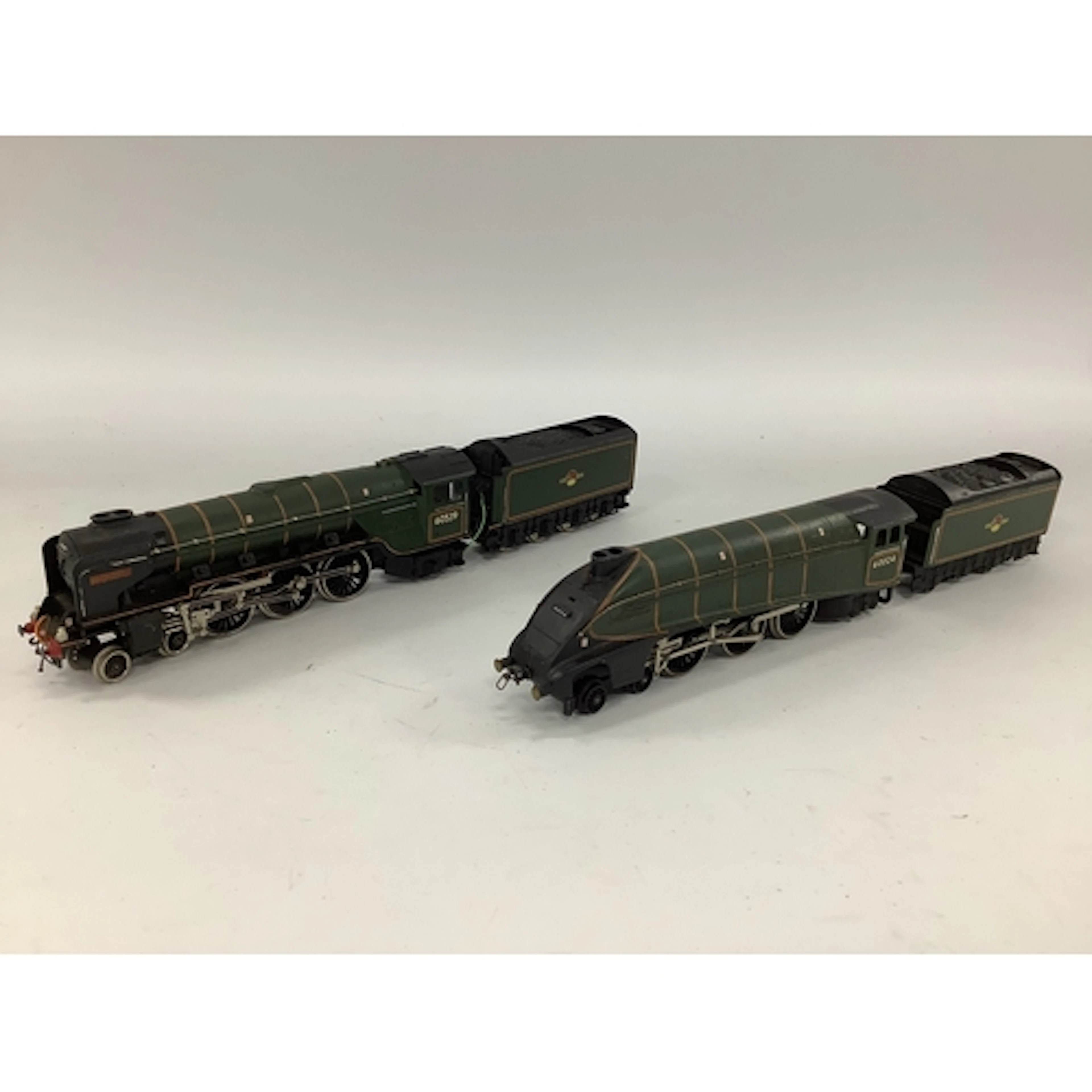 Two 00 gauge ex-LNER pacific locomotives: a Hornby-Dublo A4 ...