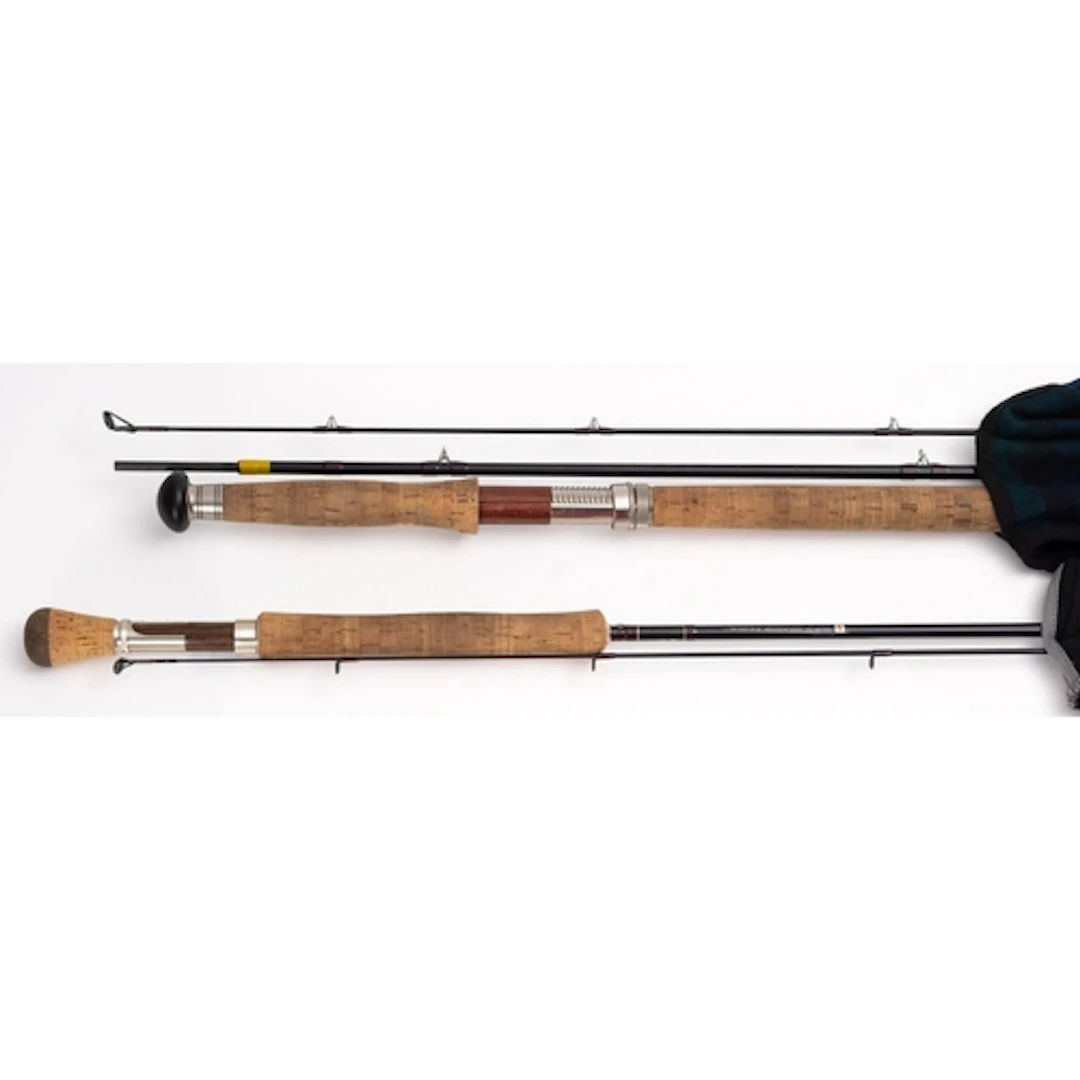 A Daiwa Alltmor Salmon Fly 15' three piece fishing rod. Mode...