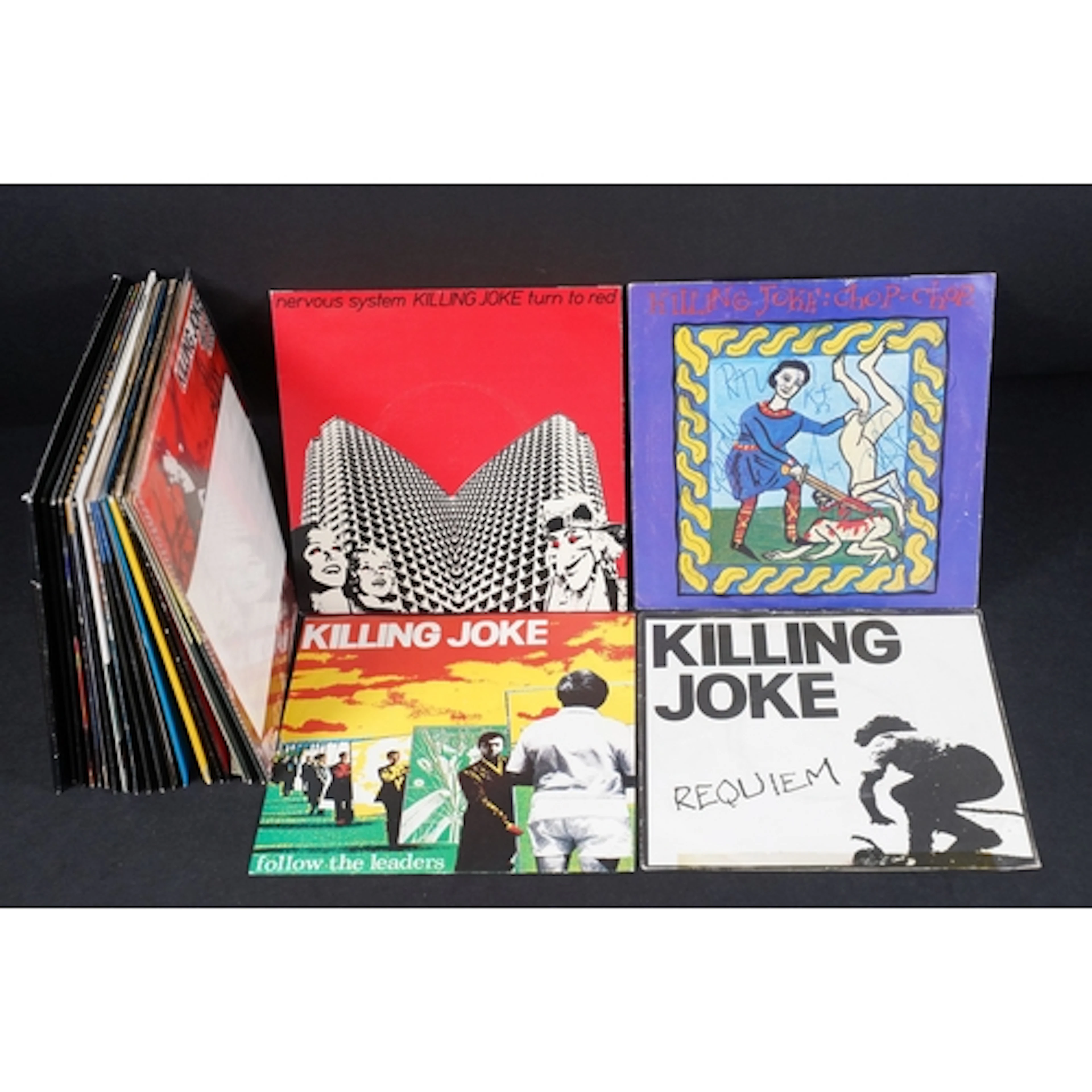 Vinyl / Autographs - 23 Killing Joke UK pressing 7” singles ...