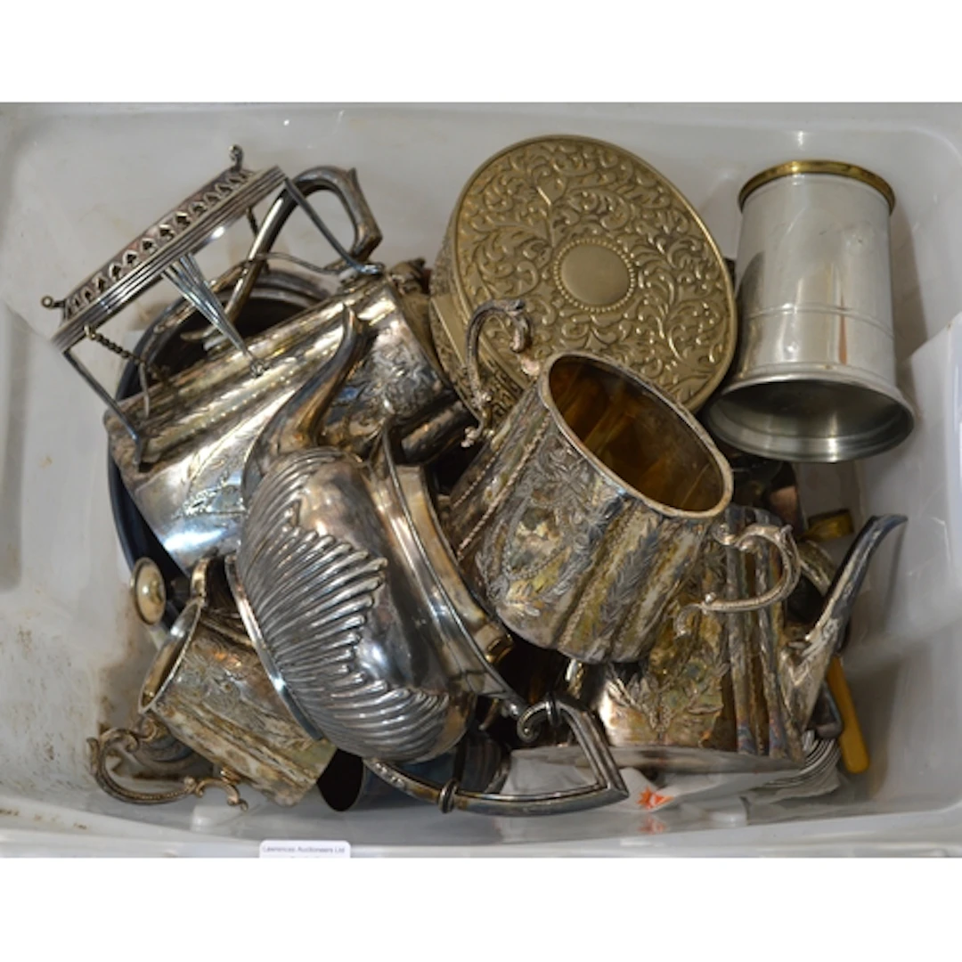 Quantity of silver plated items