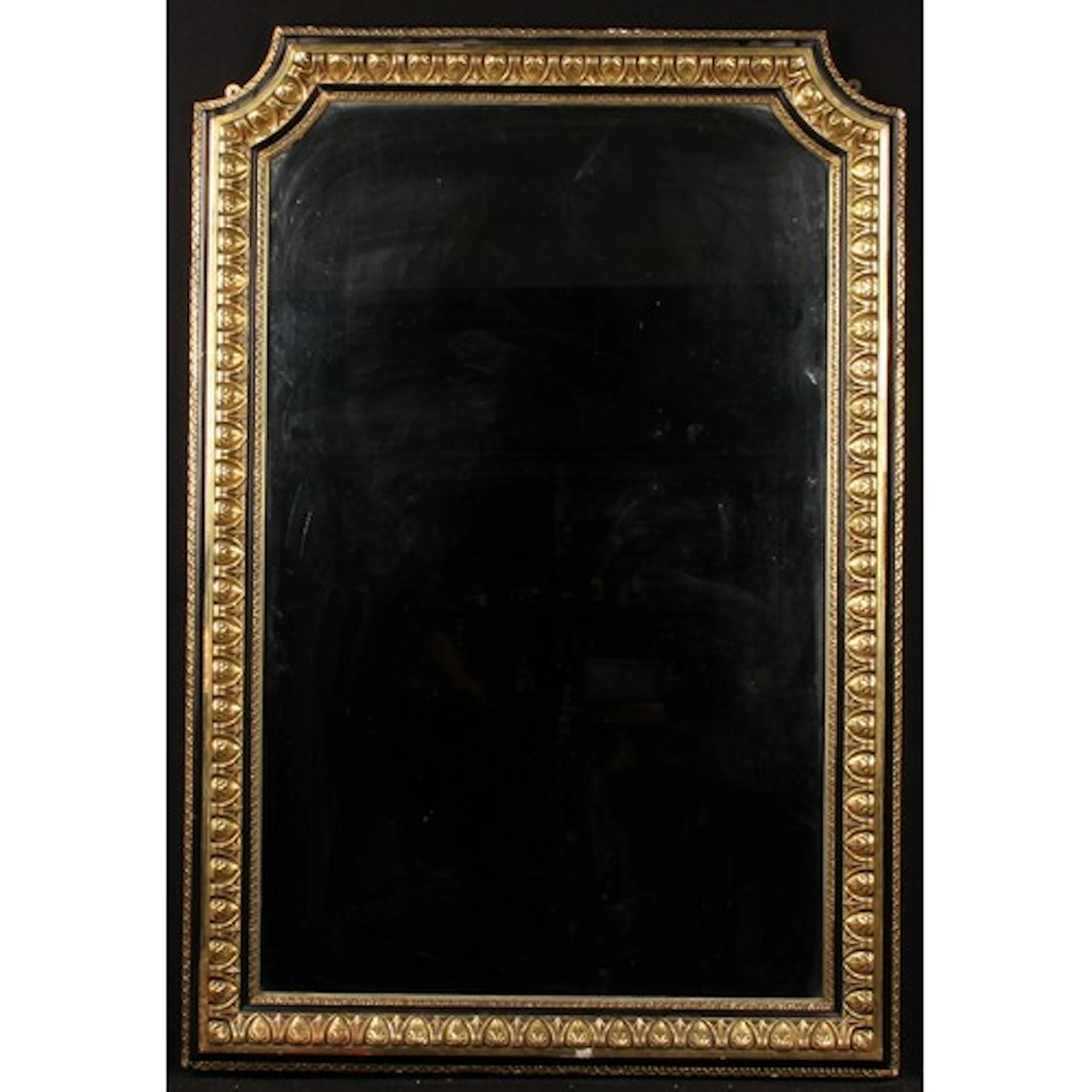 A Napoleon III Revival parcel-gilt and ebonised chimney or p...