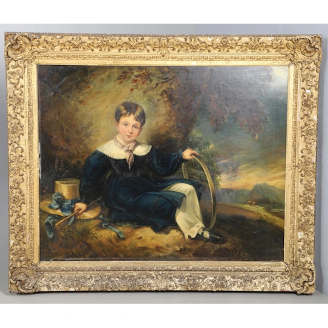 MARGARET SARAH CARPENTER (1793-1872). PORTRAIT OF A YOUNG BO...