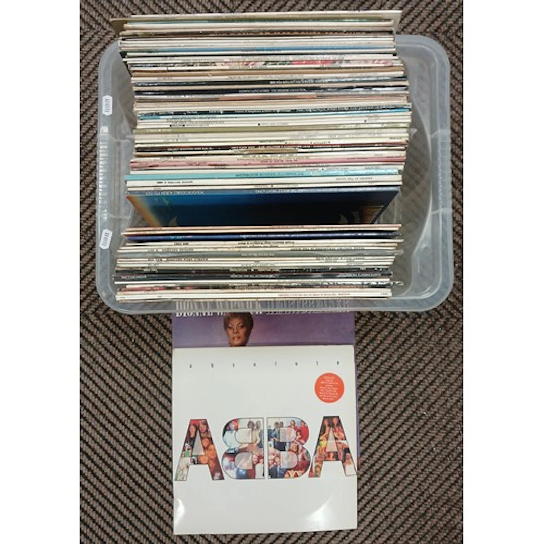 Collection of vinyl to include Abba, Andy Williams, Frank Si...