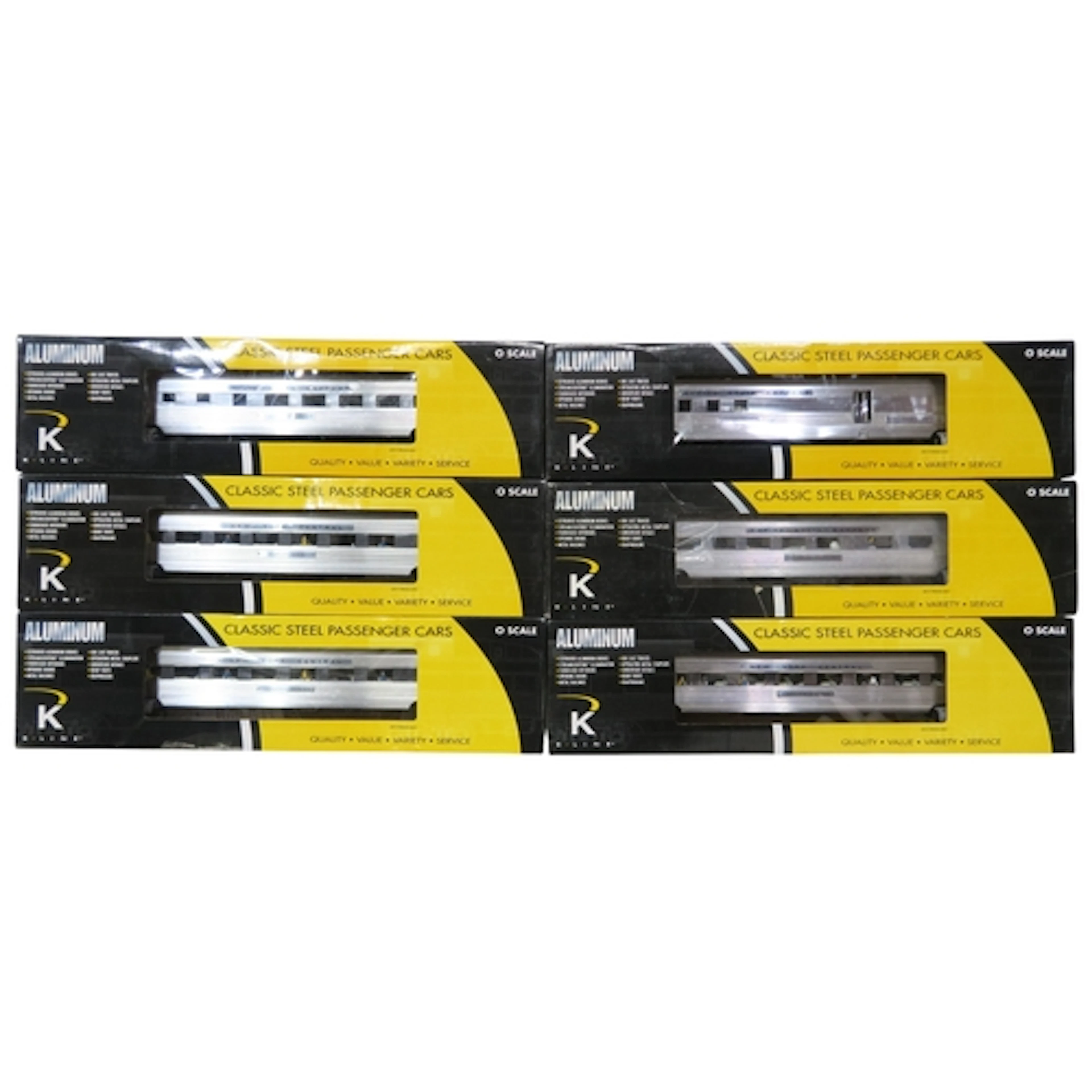 Six K-Line 0-gauge American Empire State Express/New York Ce...