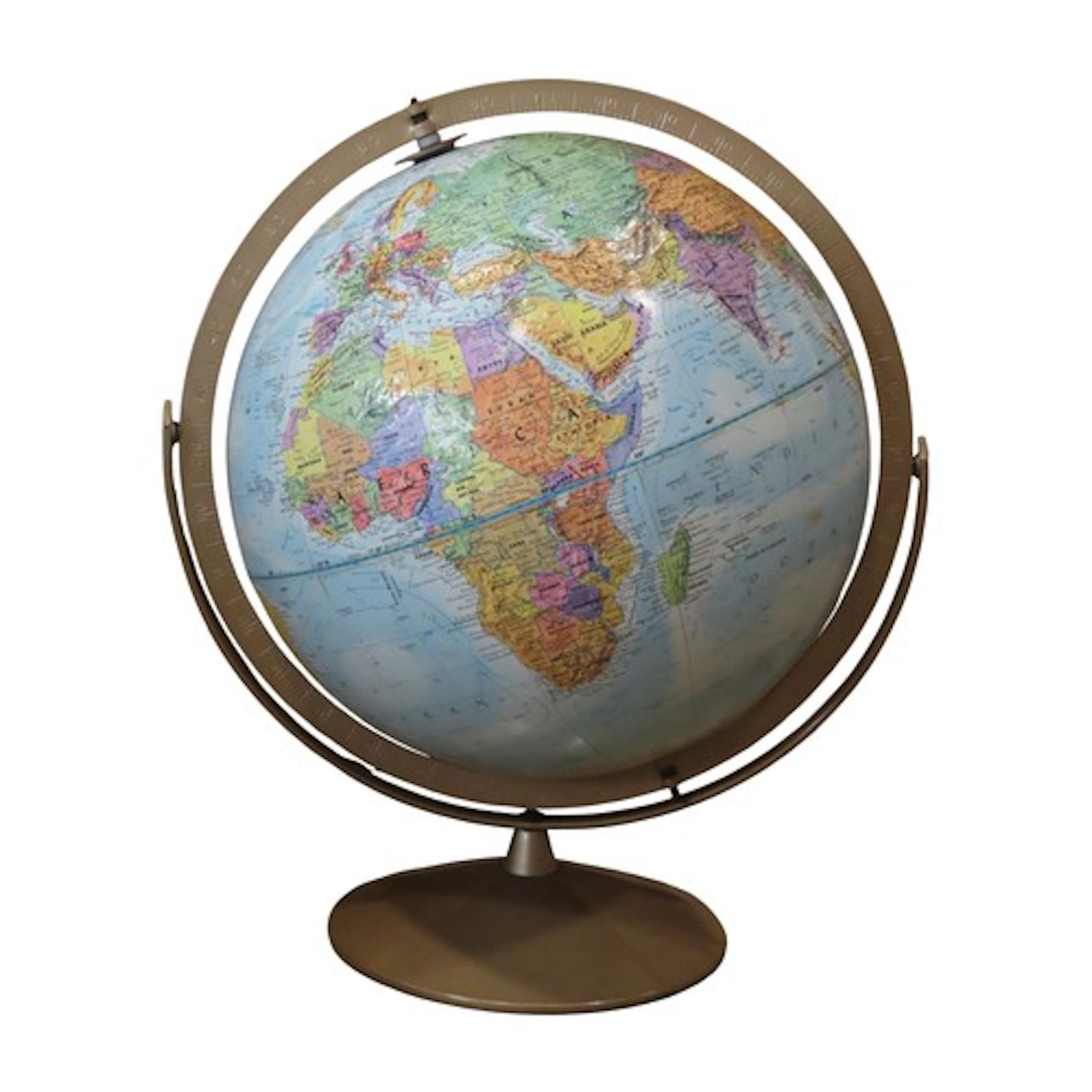 A Replogle world nation series 12 inch table top globe