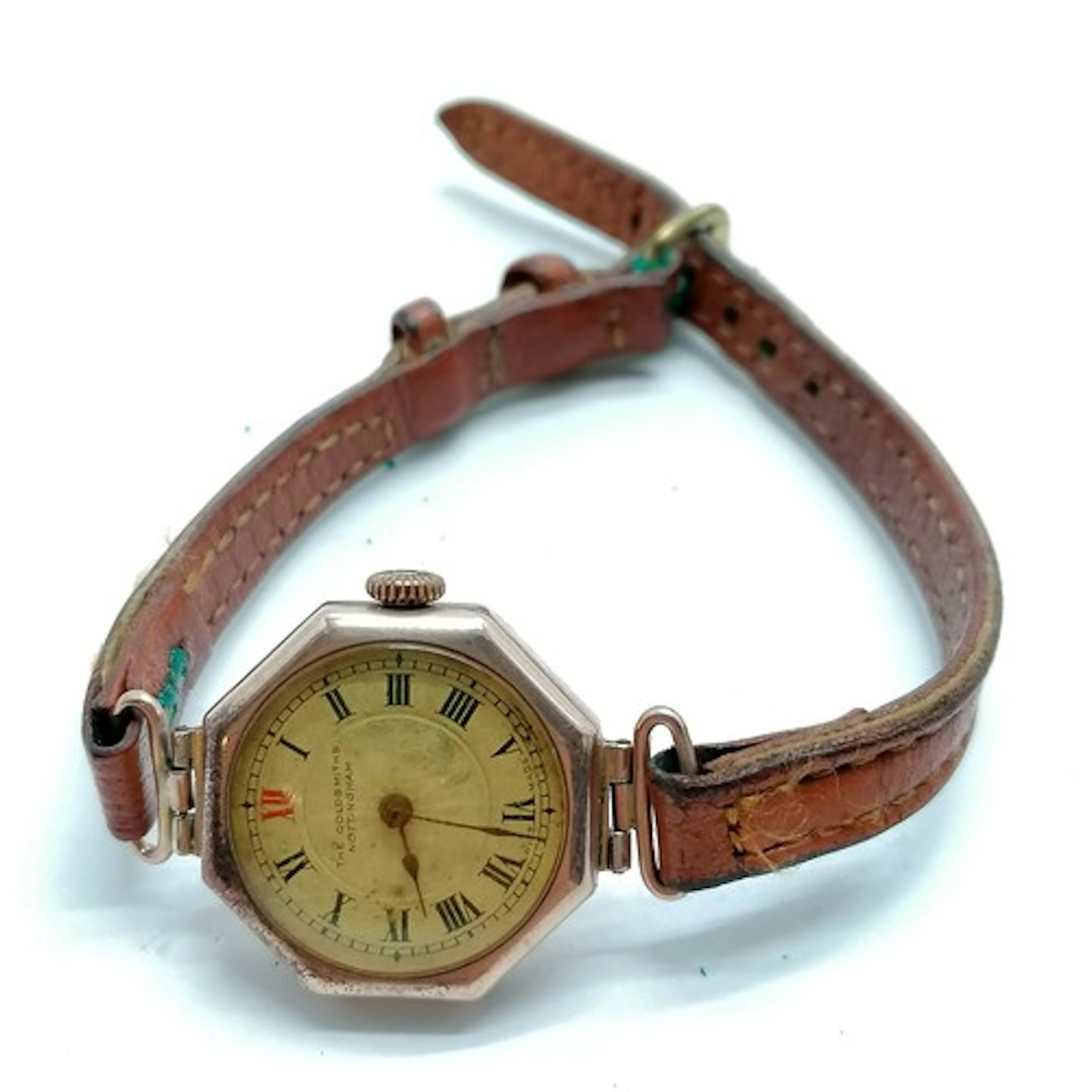1925 Art Deco 9ct gold cased ladies watch by Didier - 22mm w...