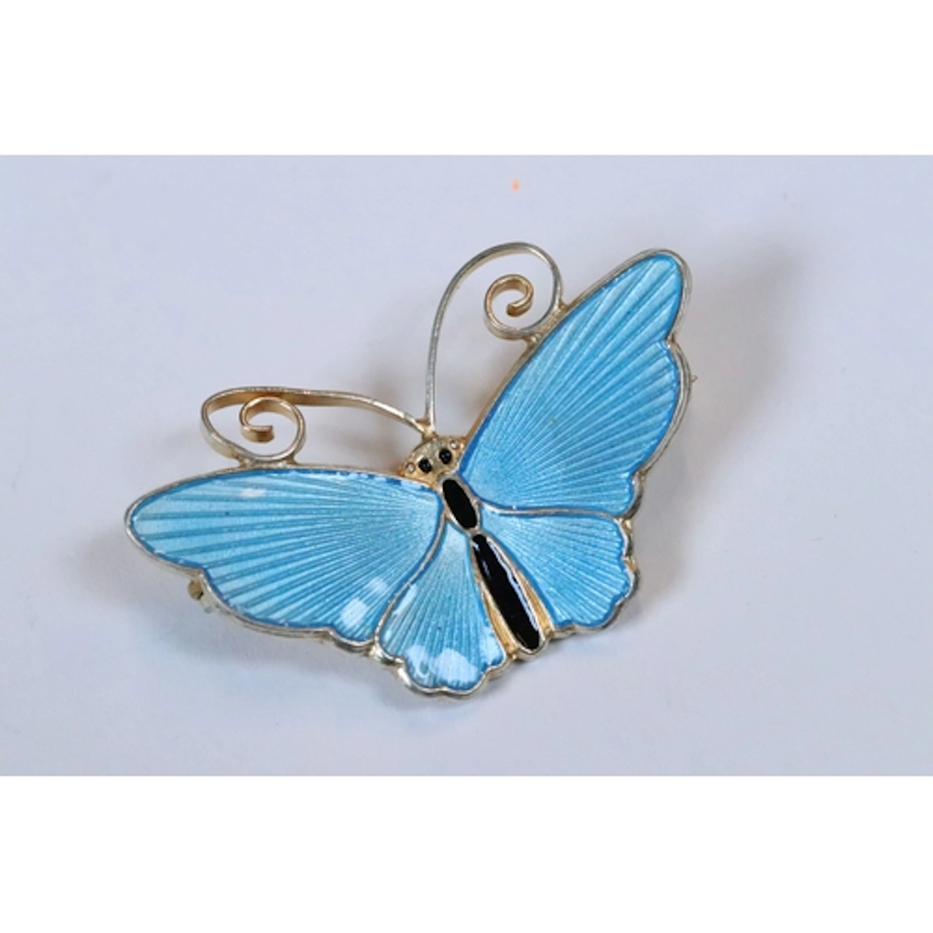 Mid 20th Century David Andersen Norwegian sterling silver an...