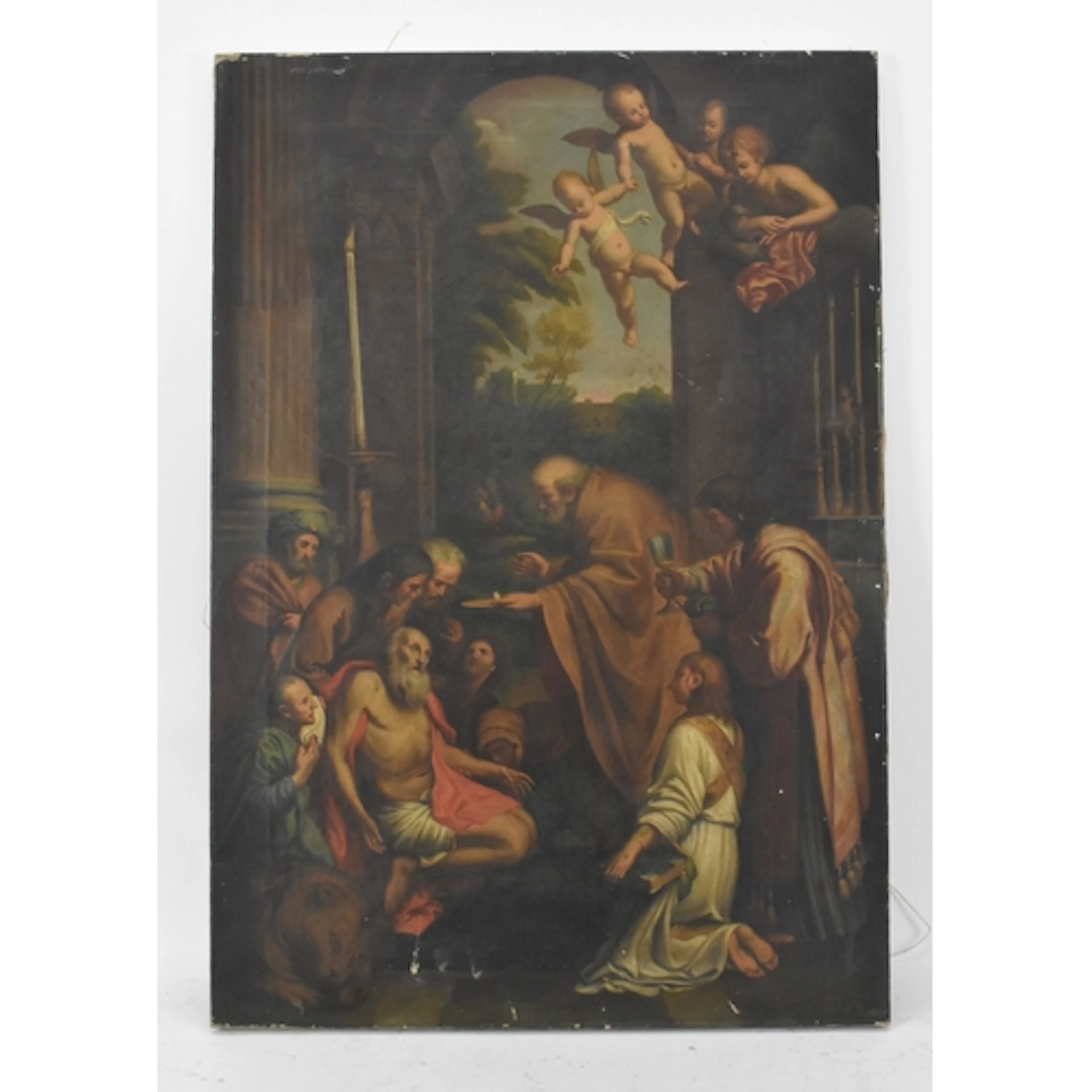 After Domenico Zampieri (Domenichino) A 19th century oil on...