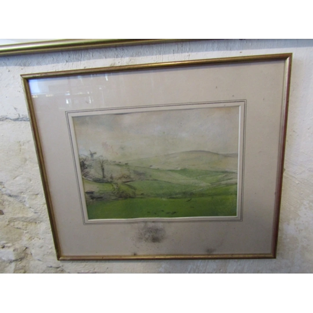 Sir Robert Ponsonby Staples 1953 - 1943 Landscape with Hills...