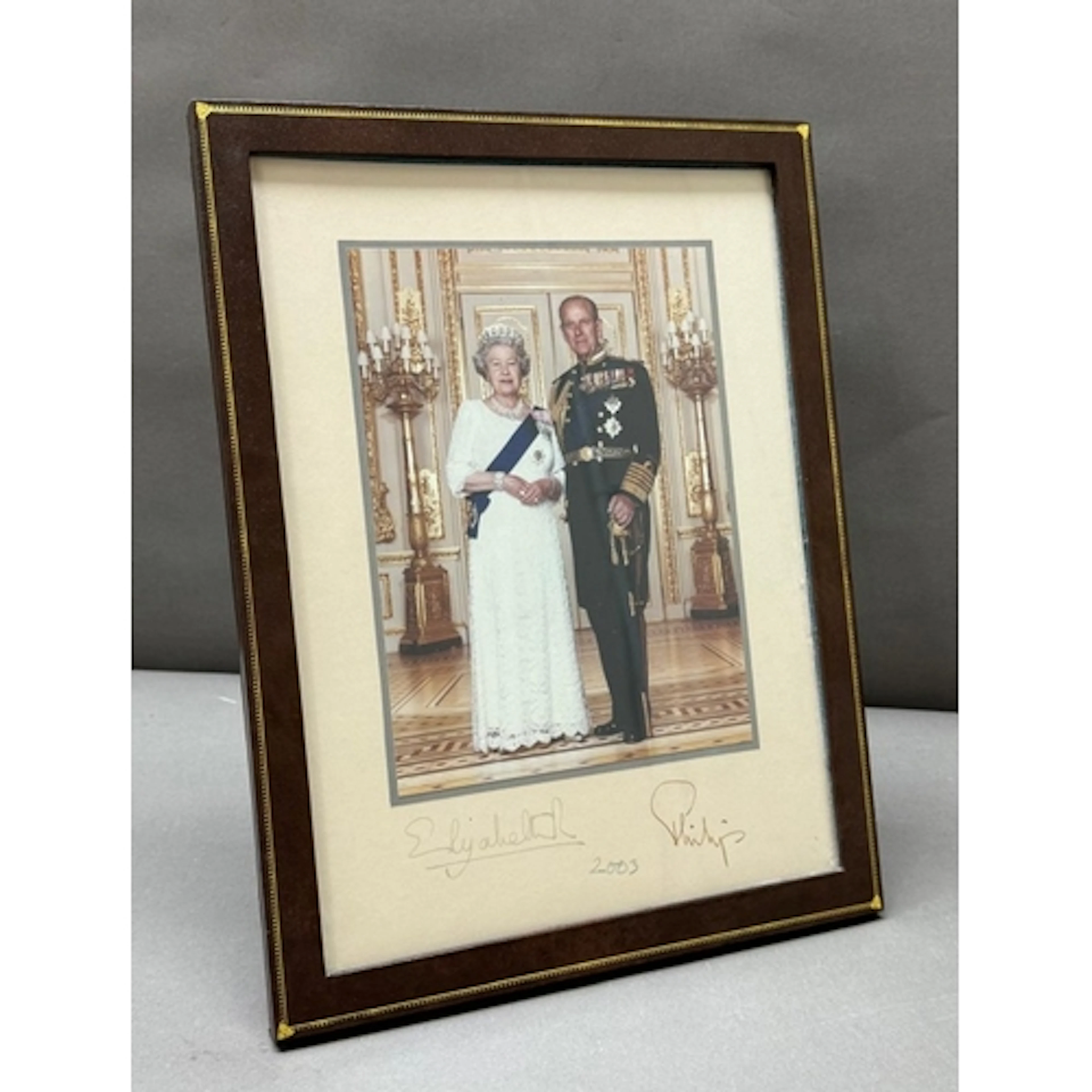 Royal Memorabilia: A Photograph of Her Majesty Queen Elizabe...