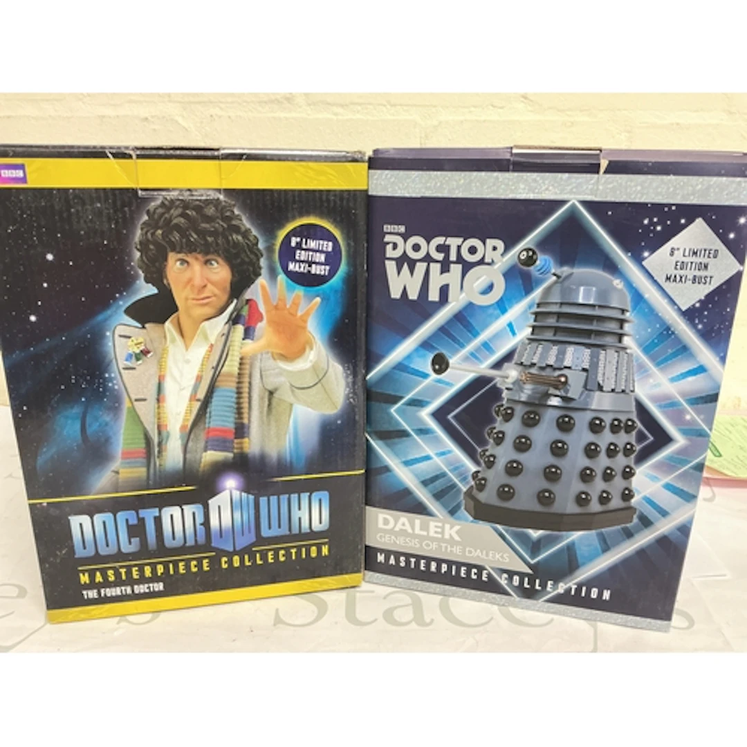 2 X Boxed Doctor Who 8” Limited Edition Maxi-Busts. The Four...