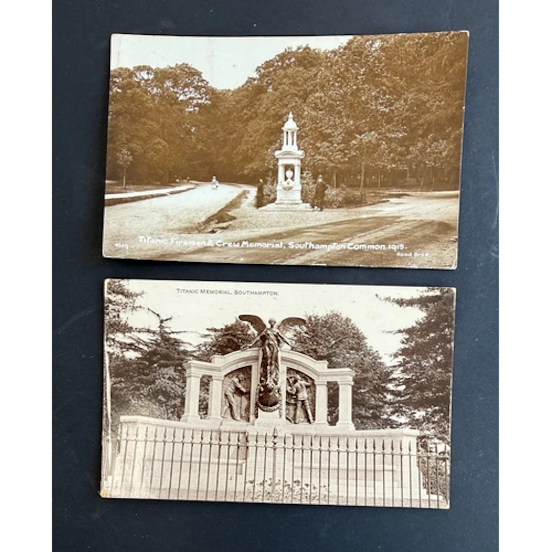 RMS Titanic: RMS Titanic: Period postcards of memorials in ...