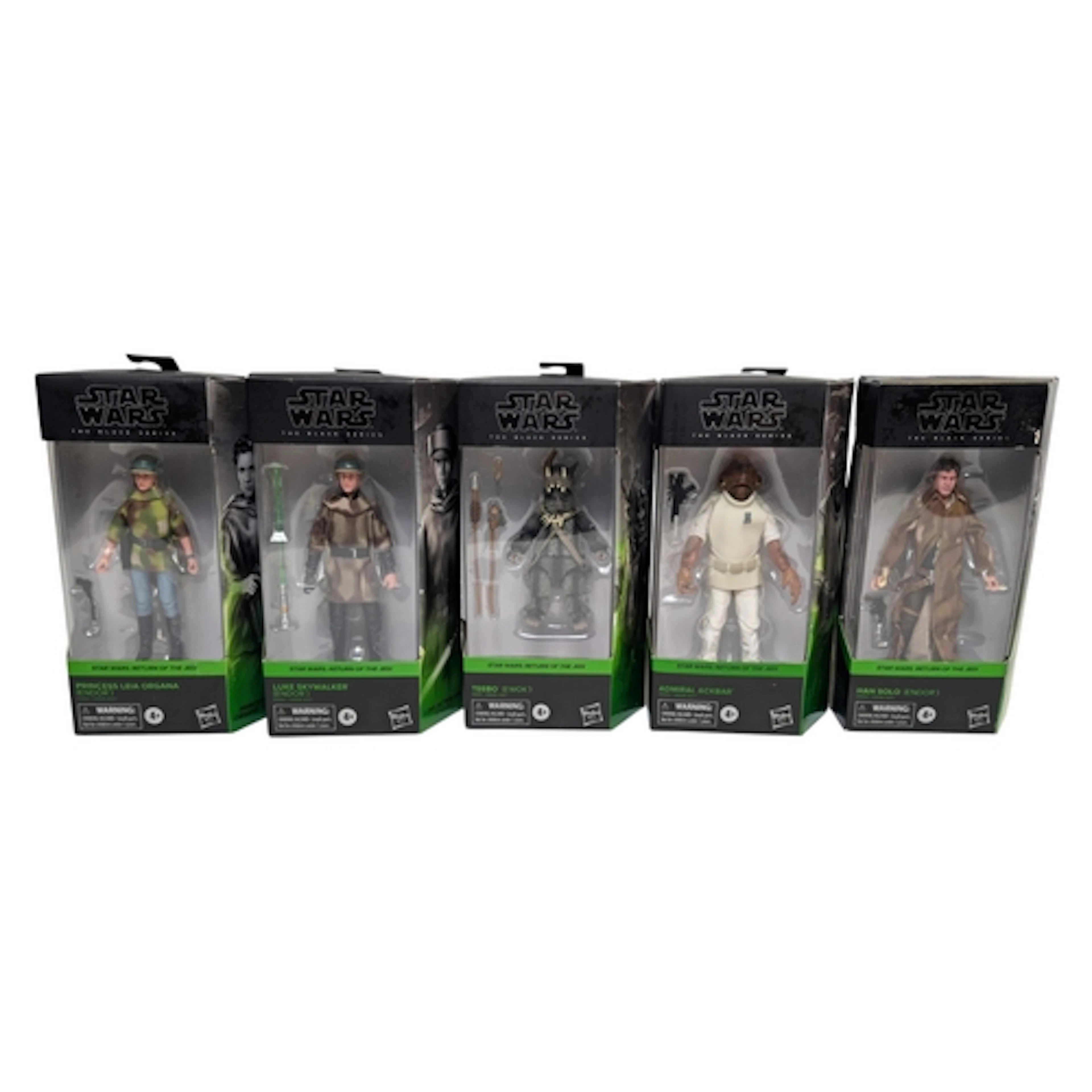 5 x Star Wars The Black Series Return of the Jedi 6" action ...