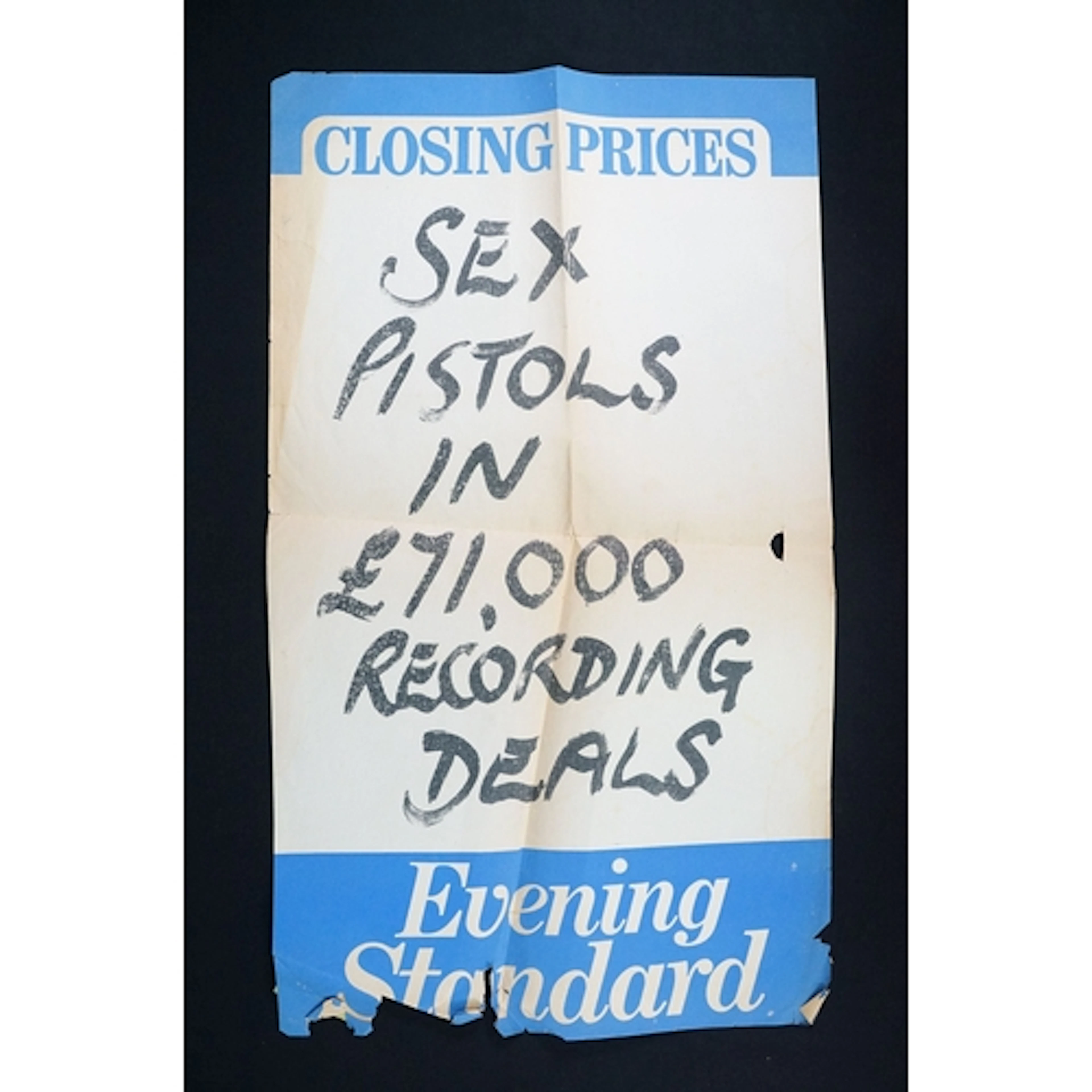 Memorabilia / Poster - Punk - Original 1977 Sex Pistols “Eve...