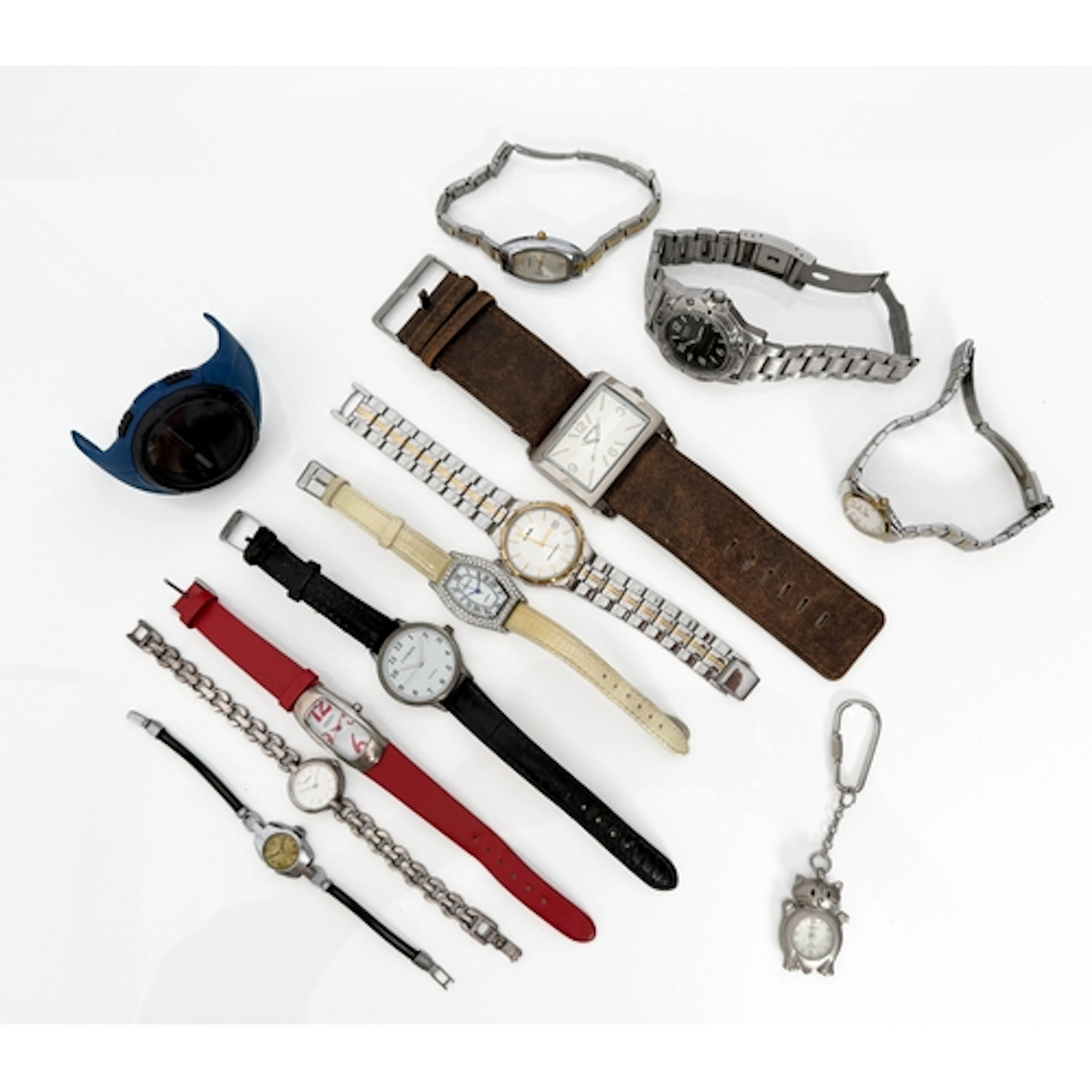 Twelve dress and fashion watches - including both ladies and...