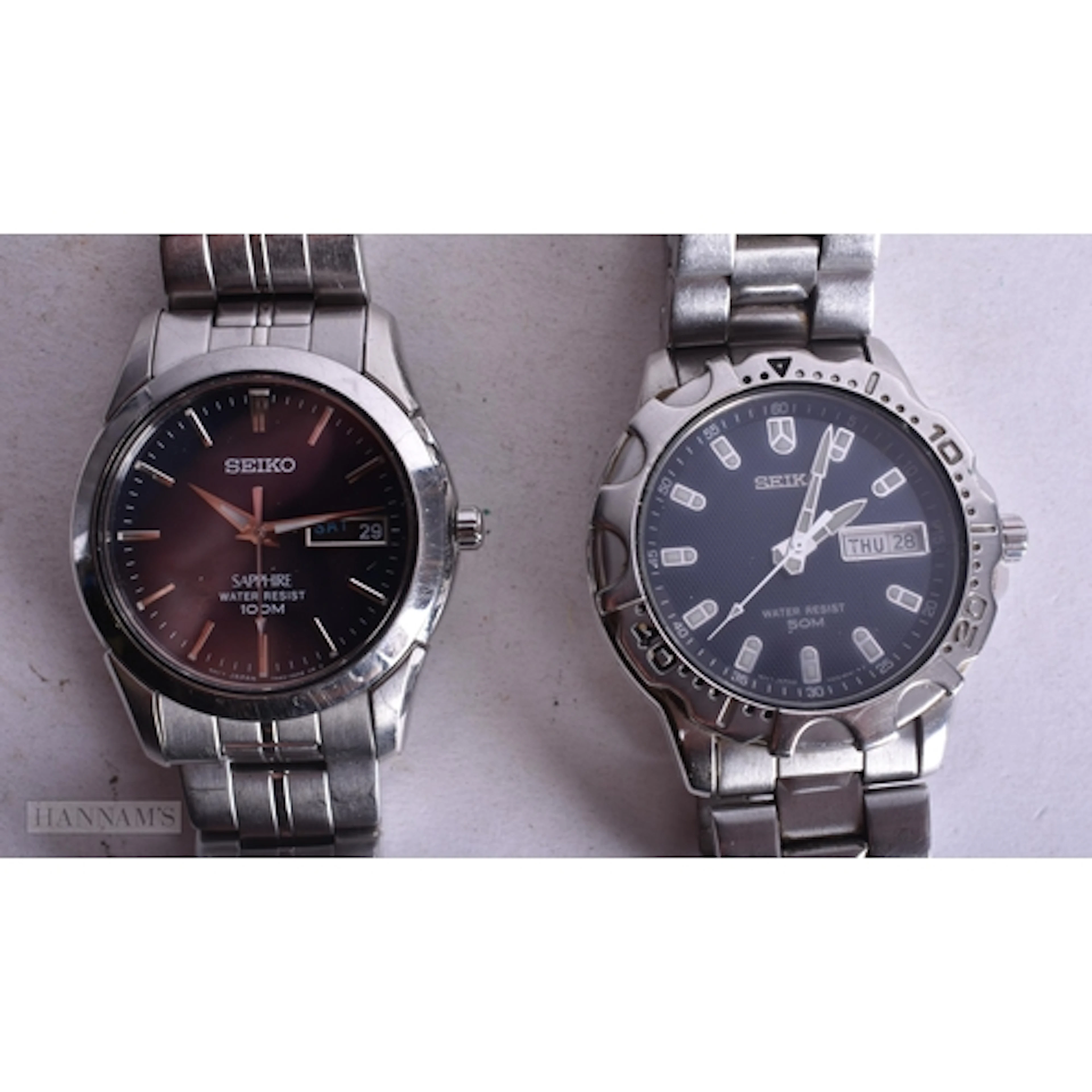 Seiko Vintage Quartz Watches Working. (2)