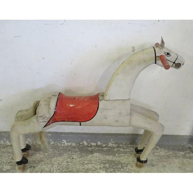 Handmade & Handpainted Rocking Horse (no base) approx. 71cm ...