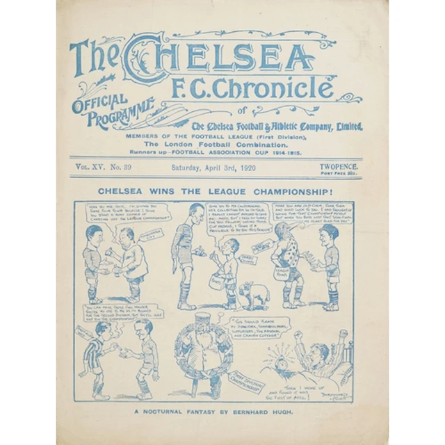 The Chelsea F.C. Chronicles official football programme - Ch...