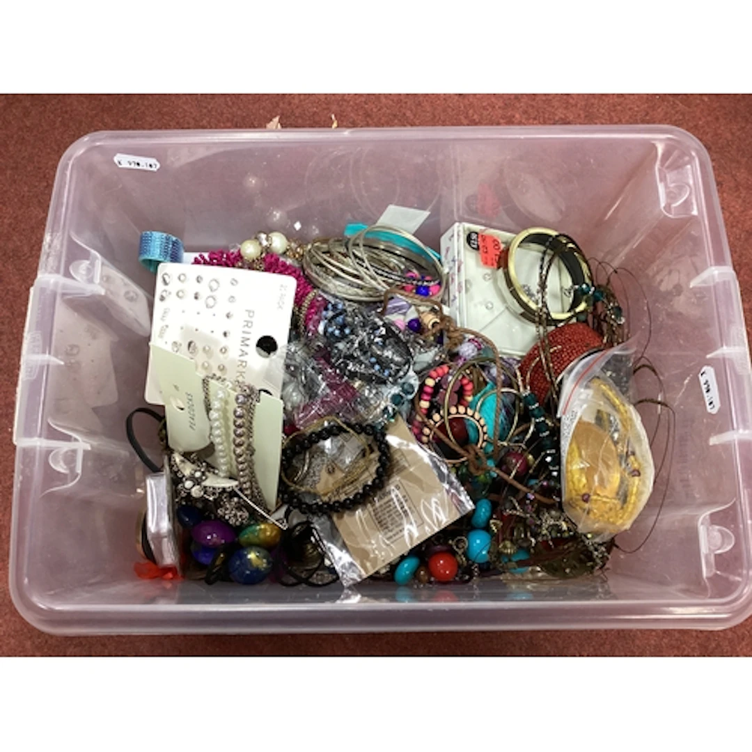 A Quantity of Modern Costume Jewellery :- One Box
