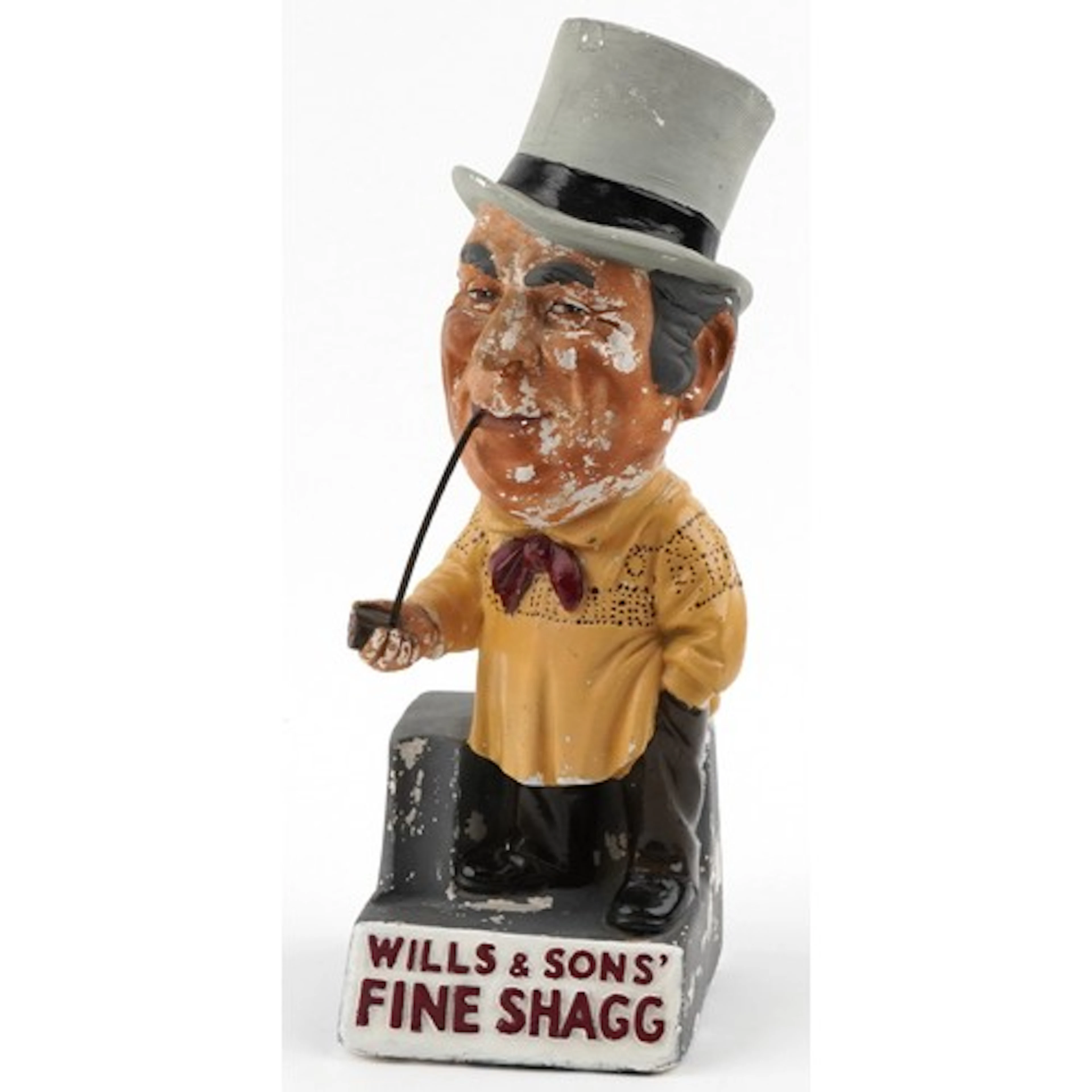 Early 20th century Wills & Sons Fine Shagg plaster shop disp...