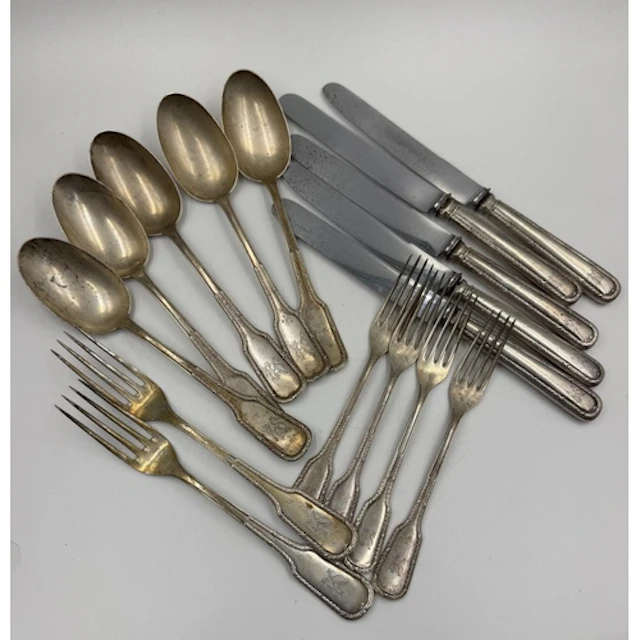 A selection of GEBR.FRIEDLANDER silver flatware (Approximate...