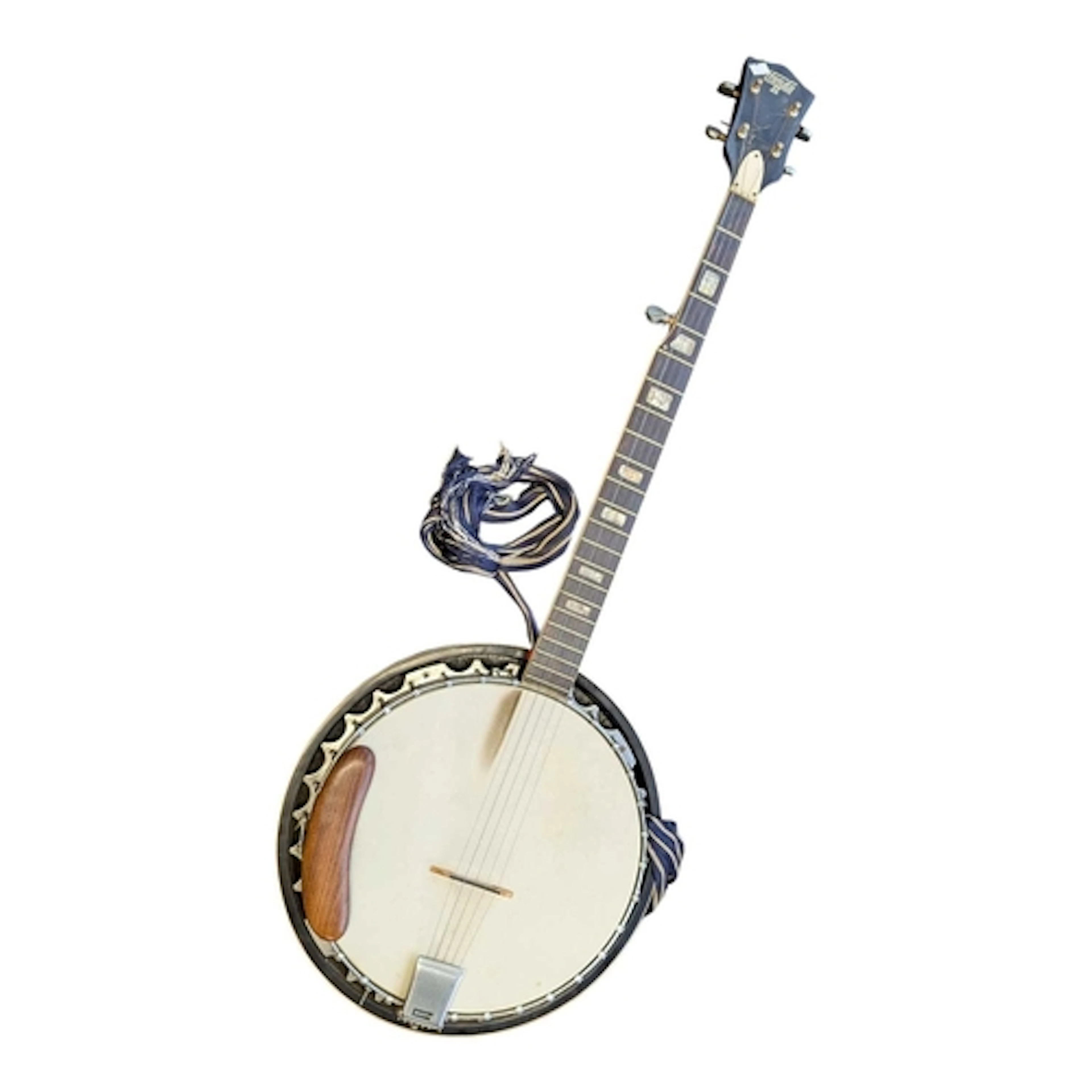 Late 20th century vintage Hondo II banjo musical instrument....