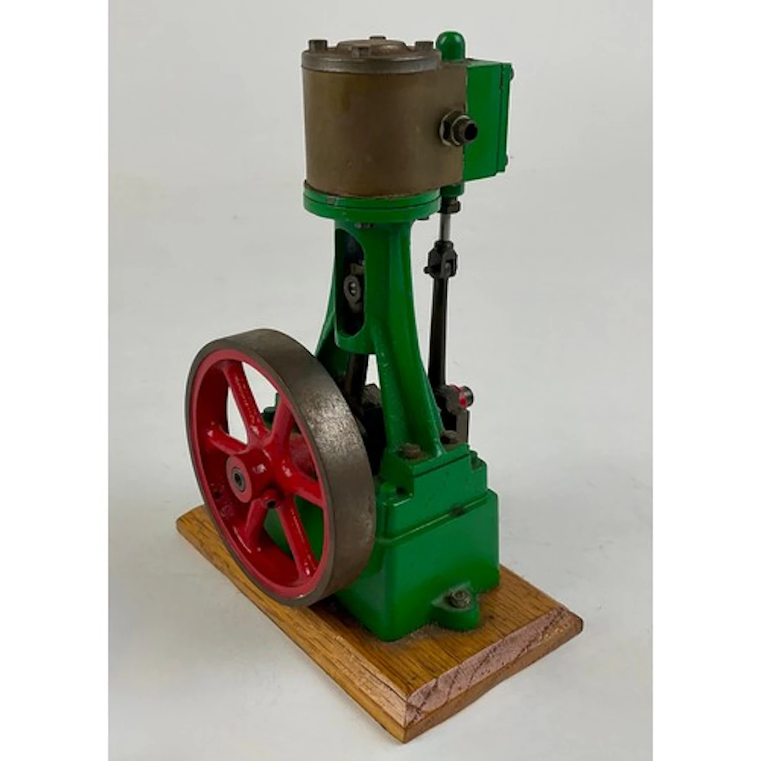 Live Steam - A Stuart Turner 10V Vertical Steam Engine, stat...