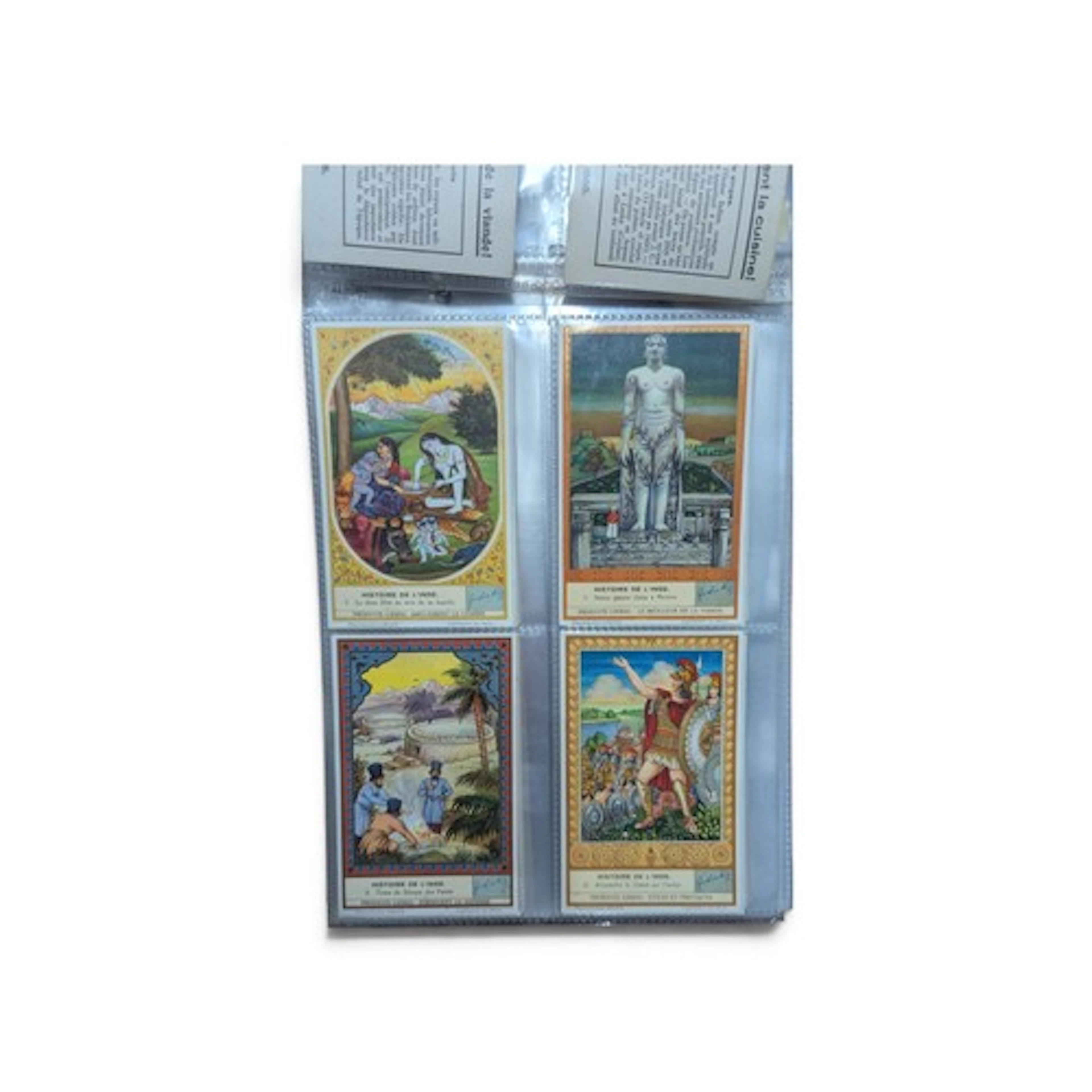 Two full albums of Liebig trade cards inc. Robin Hood, Poiso...