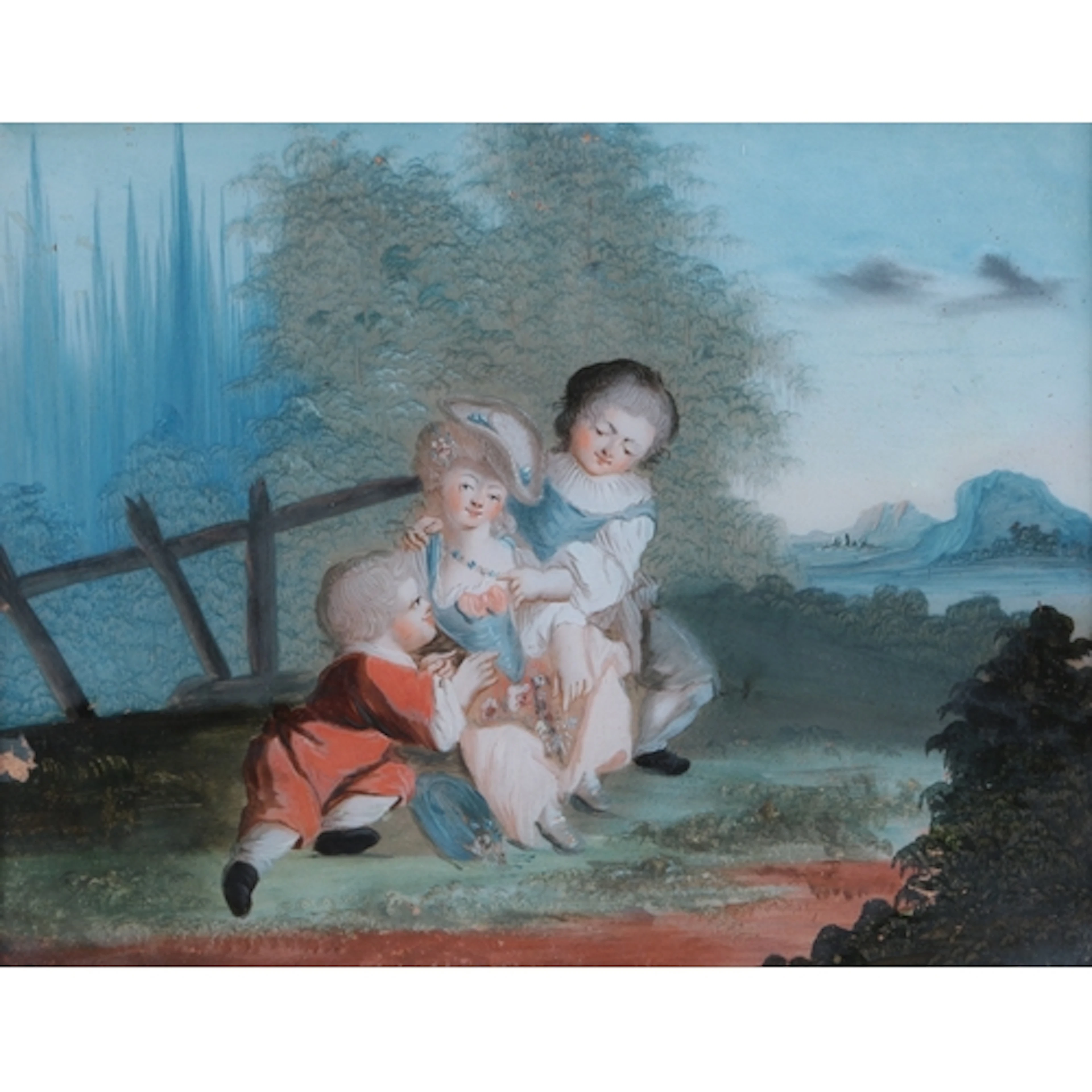 Chinese School, late 18th century, frolicking children in a ...