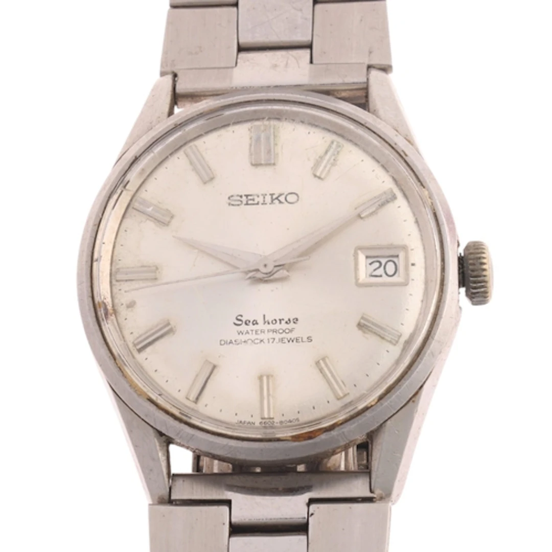 SEIKO - a Vintage stainless steel Sea Horse mechanical calen...