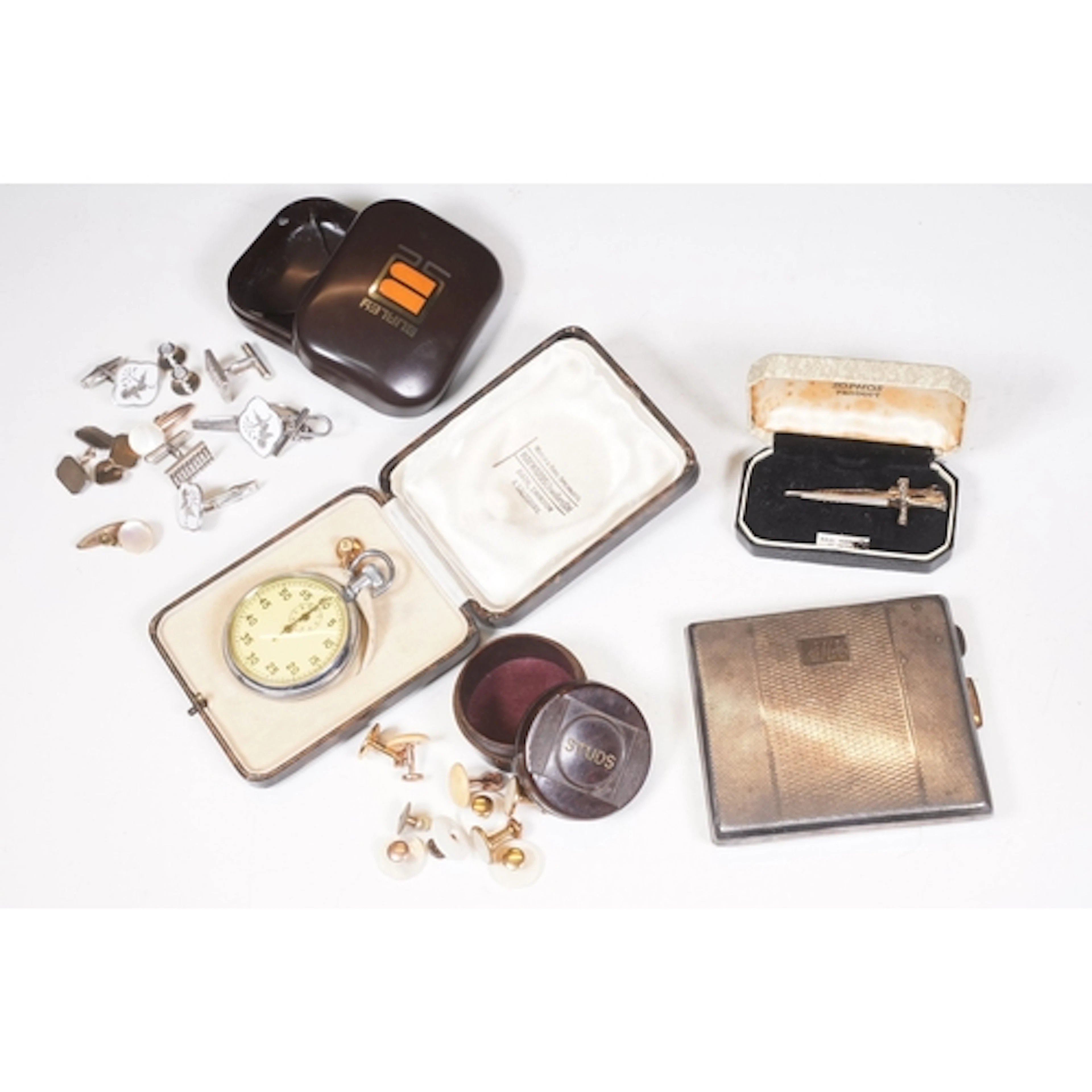 Collection of costume jewellery to include a sterling silver...