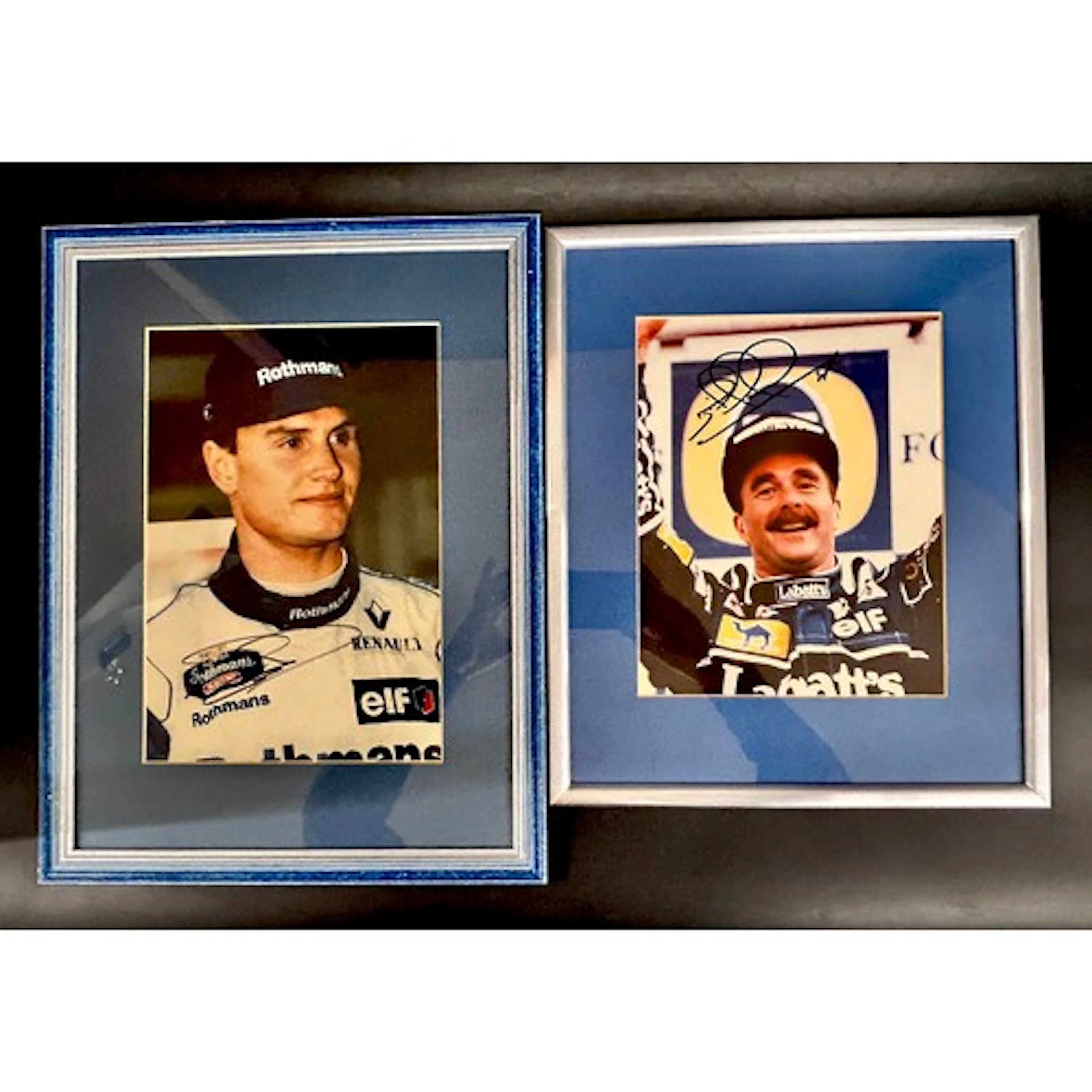David Coultard racing driver signed framed picture together ...