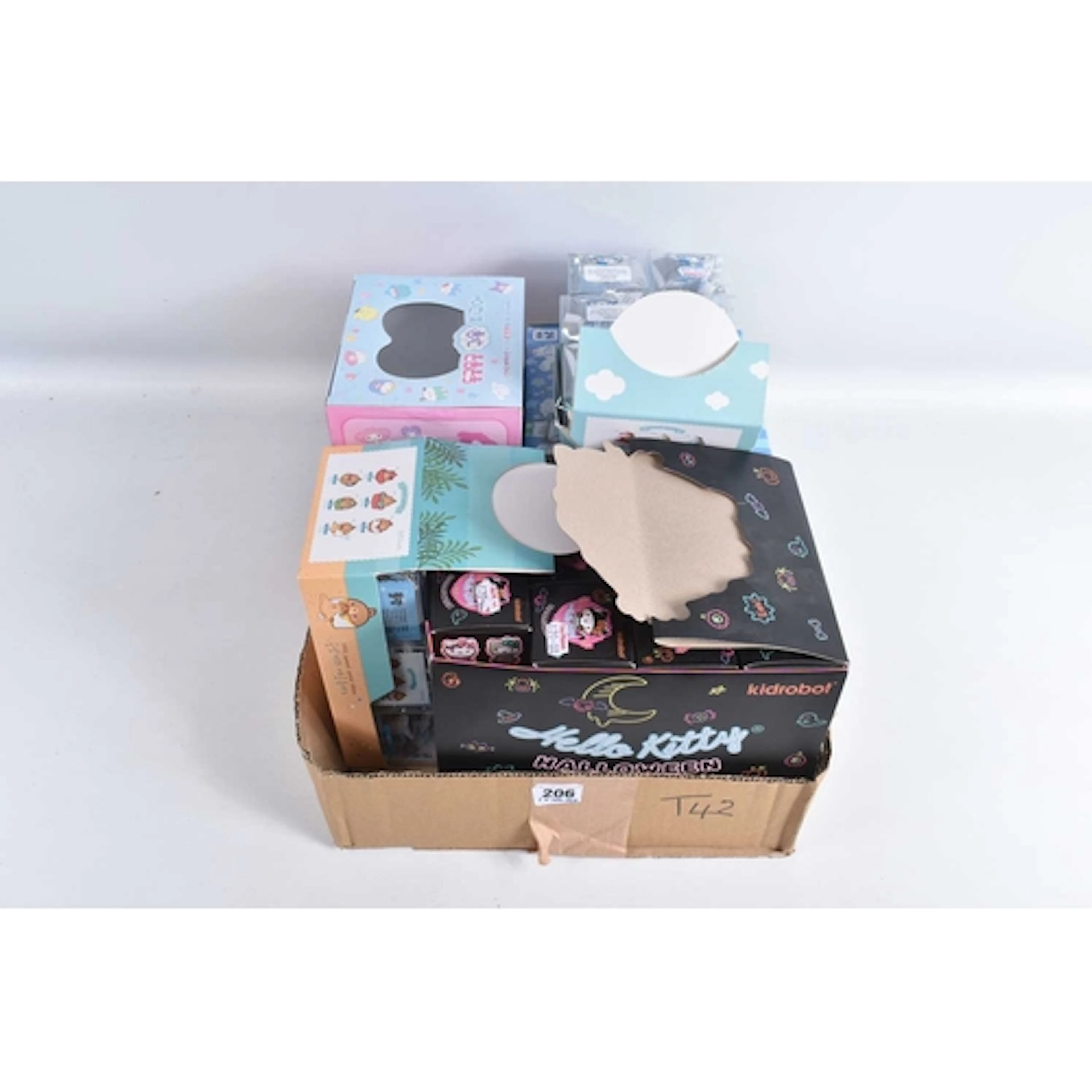 FIVE DISPLAY BOXES FEATURING VARIOUS BLIND BOX FIGURINES, to...