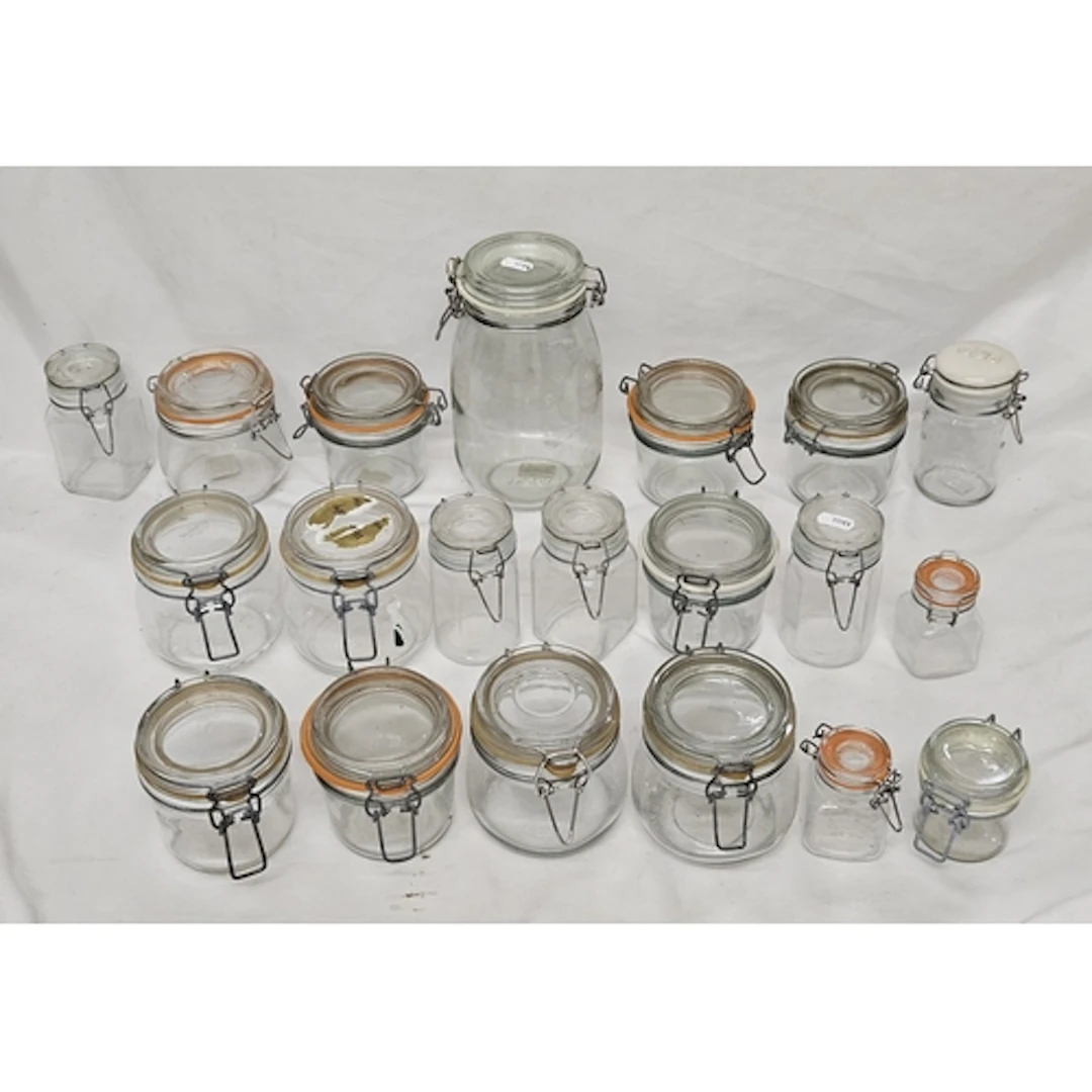 Various Kilner Style Jars, some IKEA (1 Box)