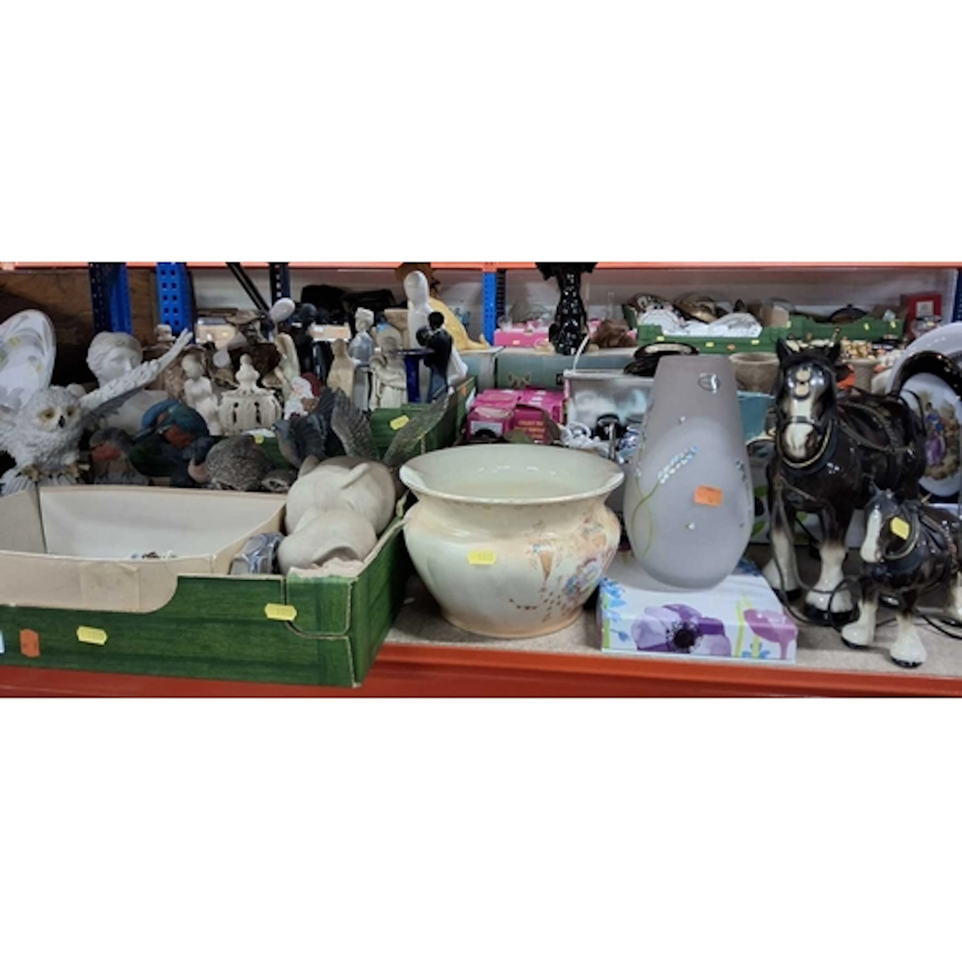 THREE BOXES AND LOOSE ORNAMENTS ETC, to include a Portmeirio...