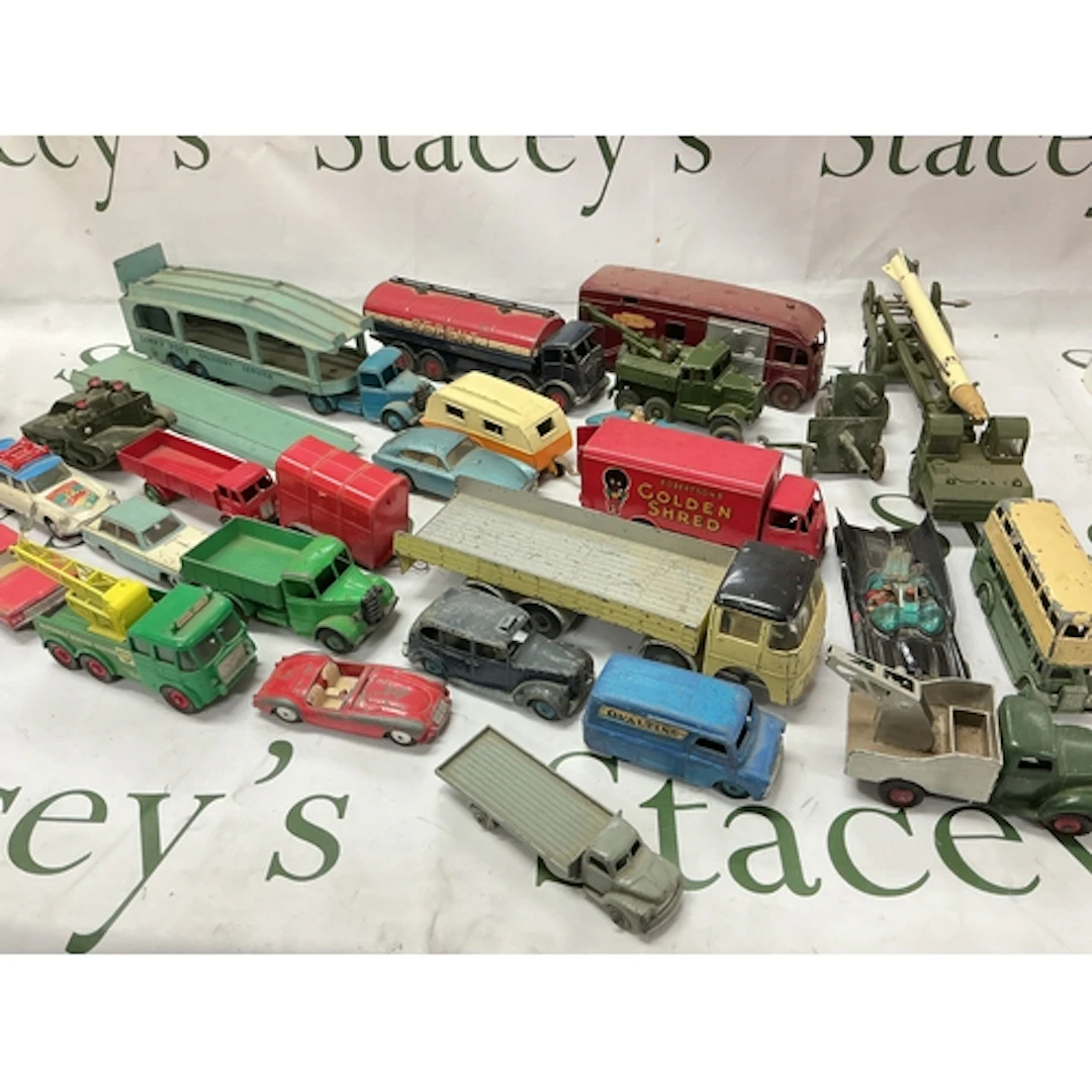 A Collection Of Playworn Diecast Including Matchbox, Dinky,C...