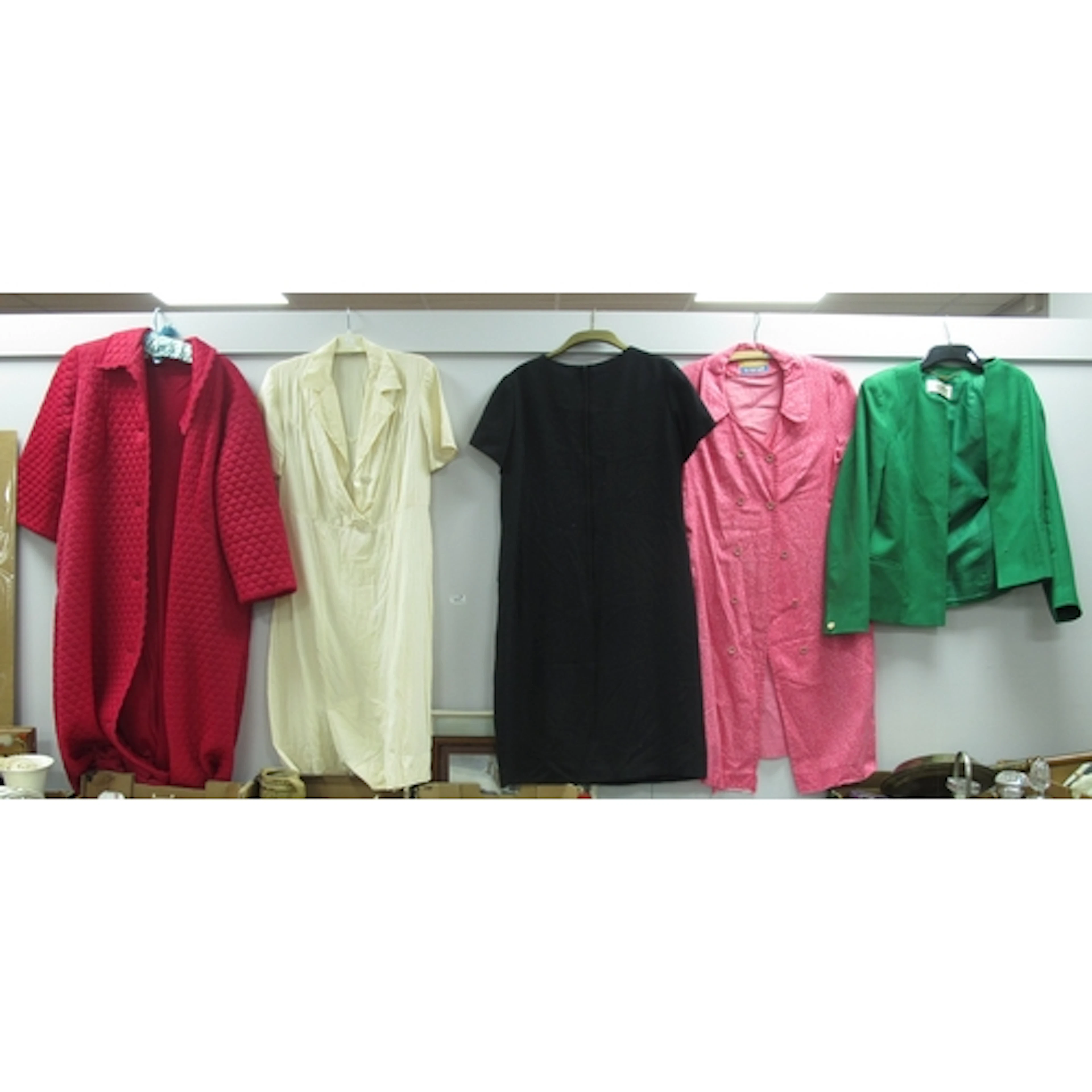 Vintage Fashions - Berketex Mayfair pink full length dress, ...